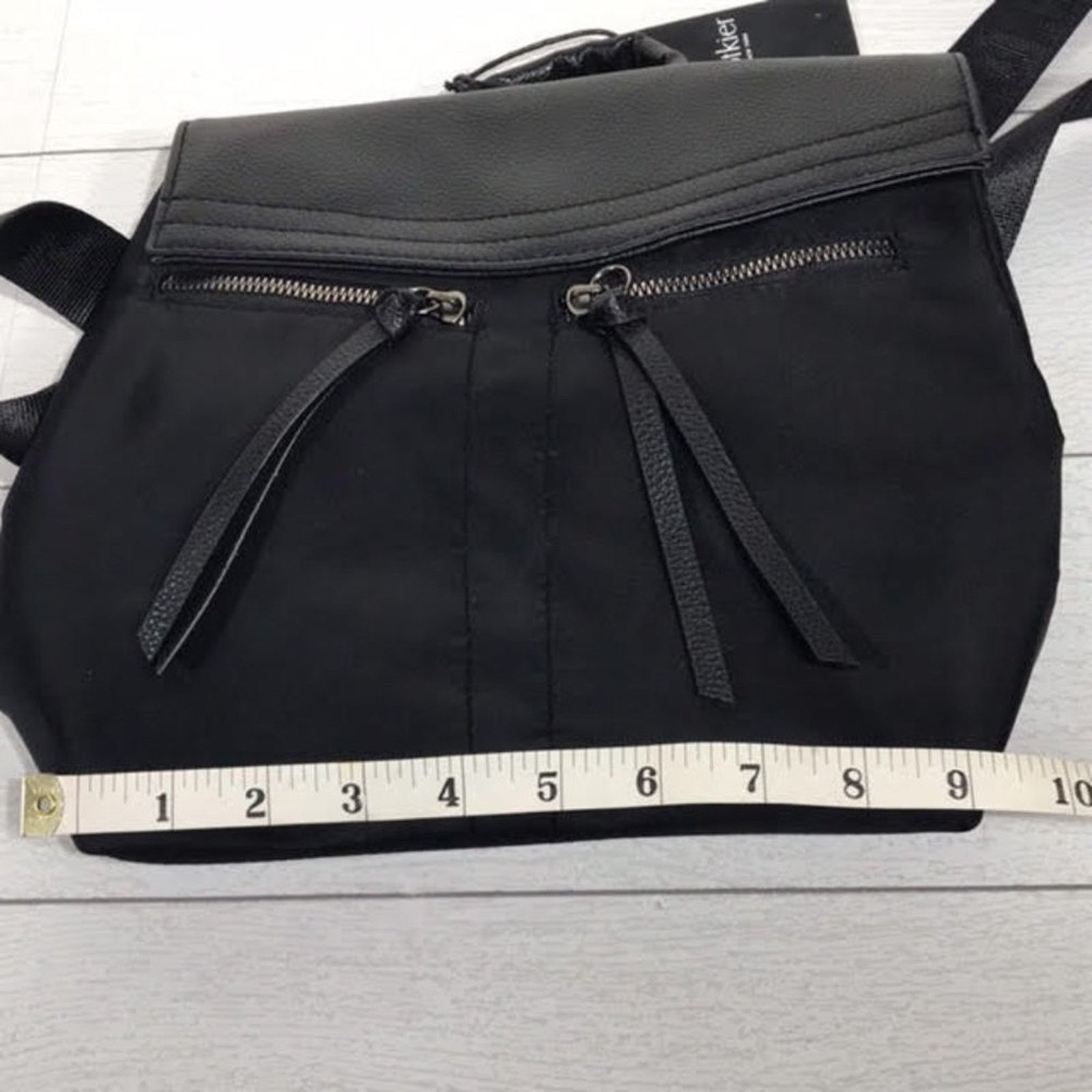 Other Botkier Black Faux Leather Fold over Backpack NWT Size ONE SIZE - 3 Thumbnail