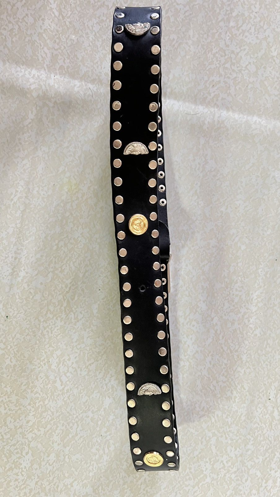 Versace Vintage Versace Medusa Belt Size 36 - 5 Thumbnail