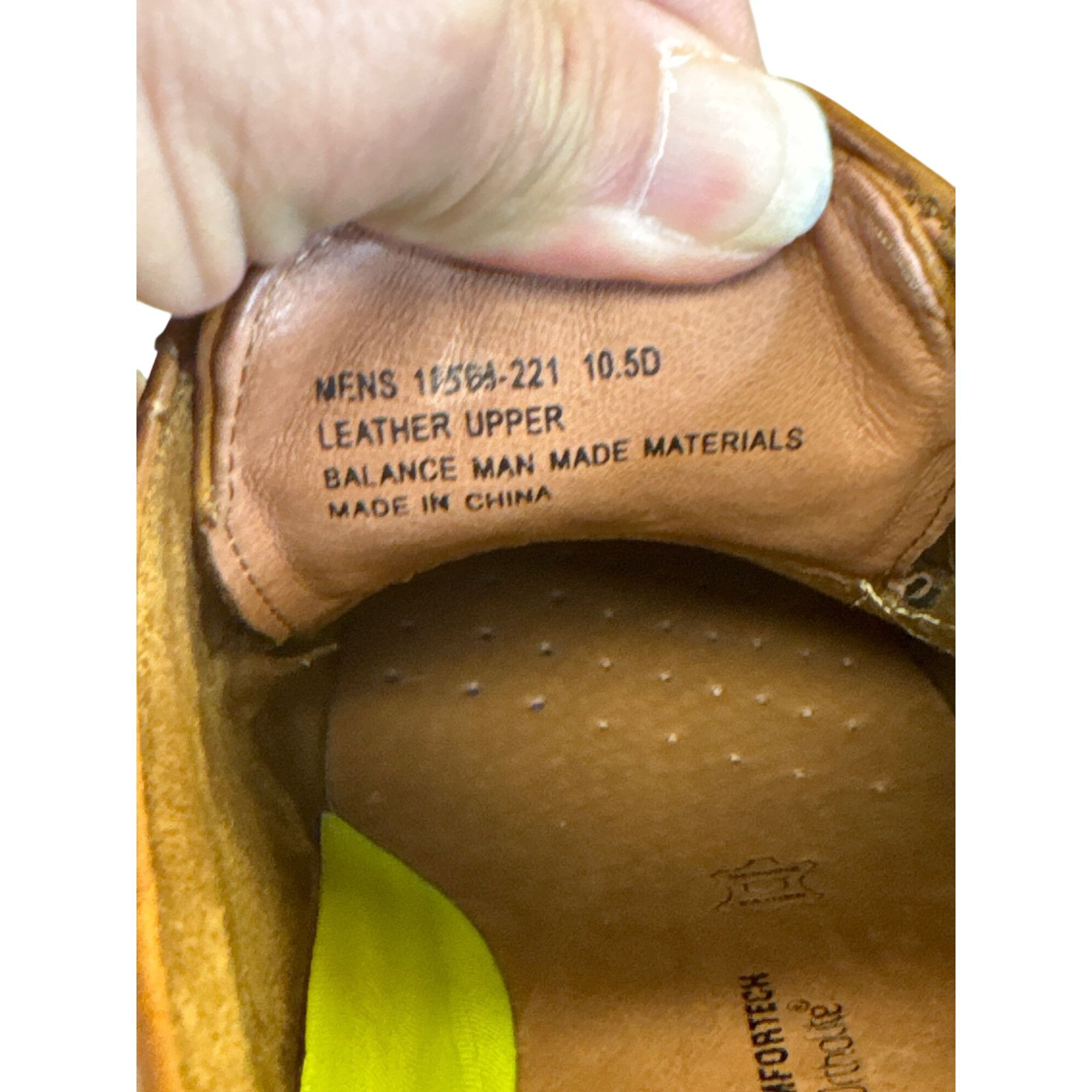 Florsheim Florsheim Mens Brown Leather Oxford Dress Shoes Size 10.5D S Size US 10.5 / EU 43-44 - 9 Thumbnail