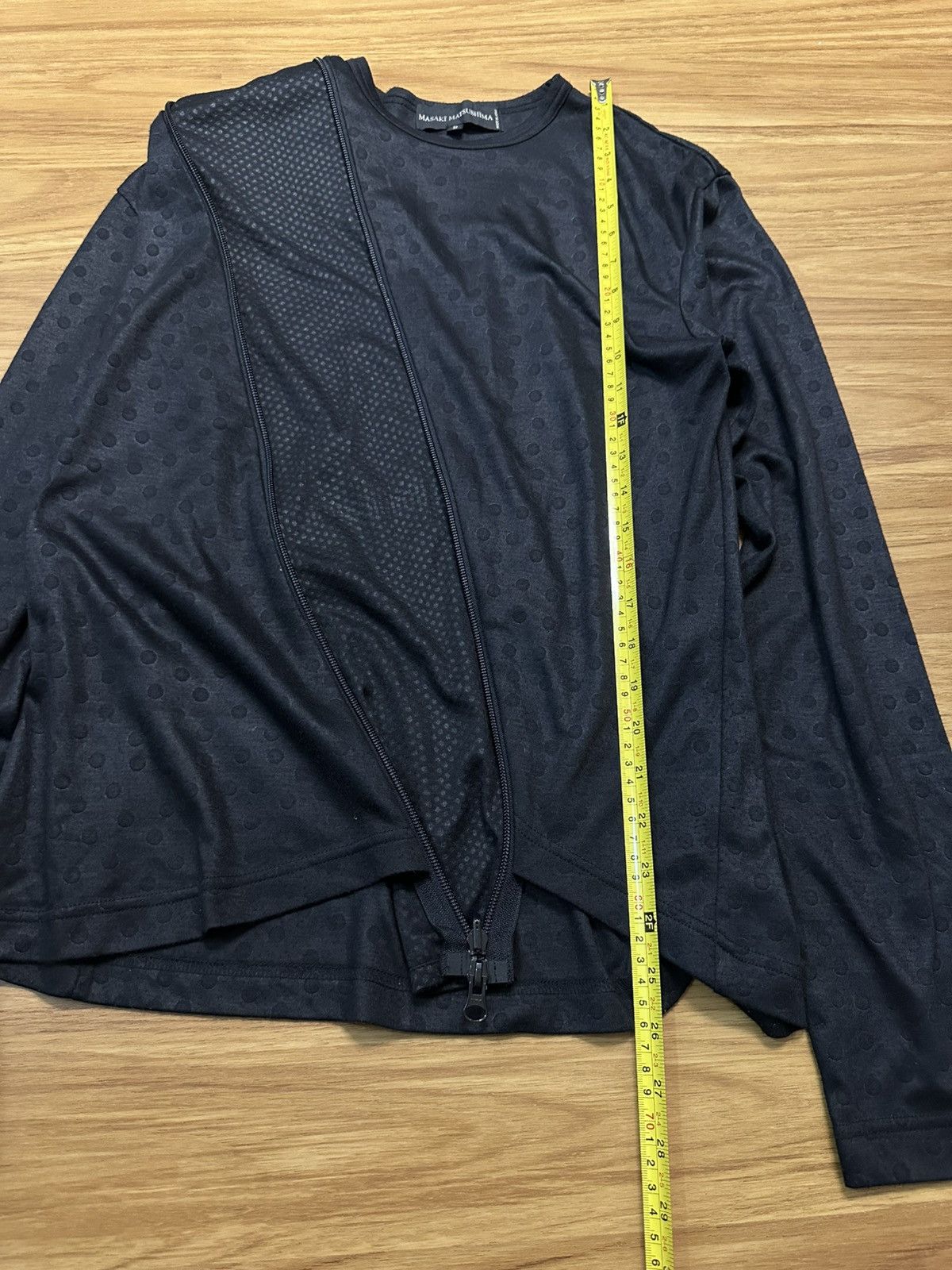 Masaki Matsushima Masaki Matsushima Asymmetrical Zipper Mesh L/S Shirt Size US M / EU 48-50 / 2 - 18 Thumbnail