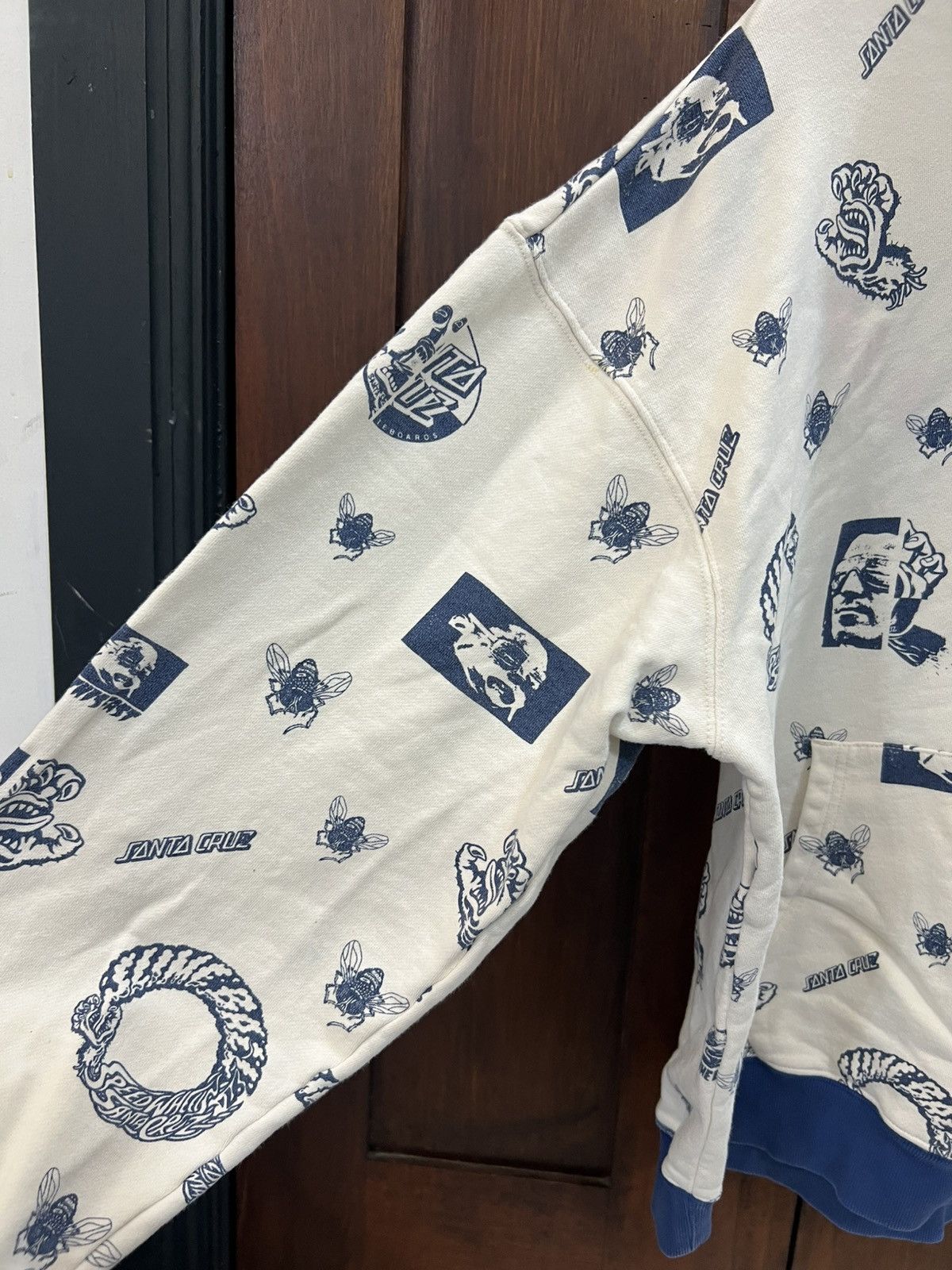 Santa Cruz Skateboards Vintage Santa Cruz Full Print Hoodies Size US L / EU 52-54 / 3 - 5 Thumbnail