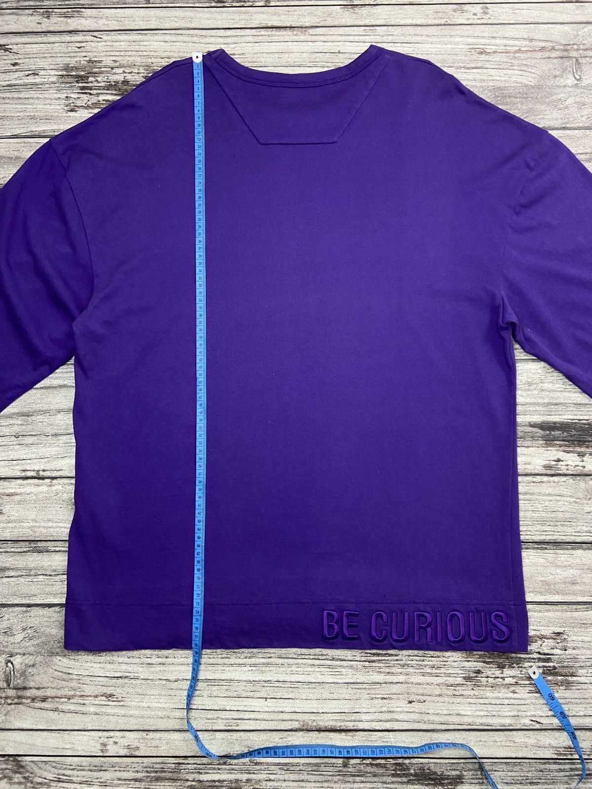 Hyein Seo × JJJJound × Juun.J SS18 Juun.J "Not Judgemental" Purple Embroidered Longsleeve Size US S / EU 44-46 / 1 - 9 Thumbnail