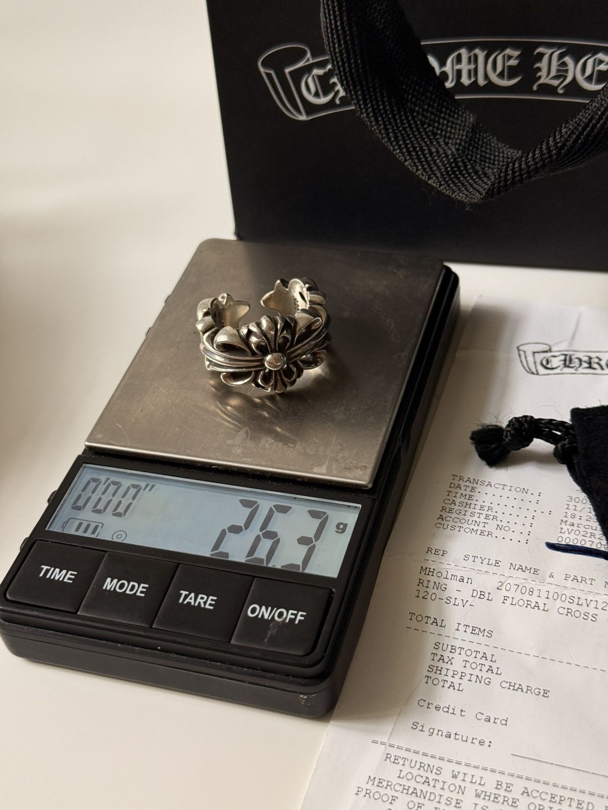 Chrome Hearts Chrome hearts double floral rings sz 12 Size ONE SIZE - 2 Thumbnail
