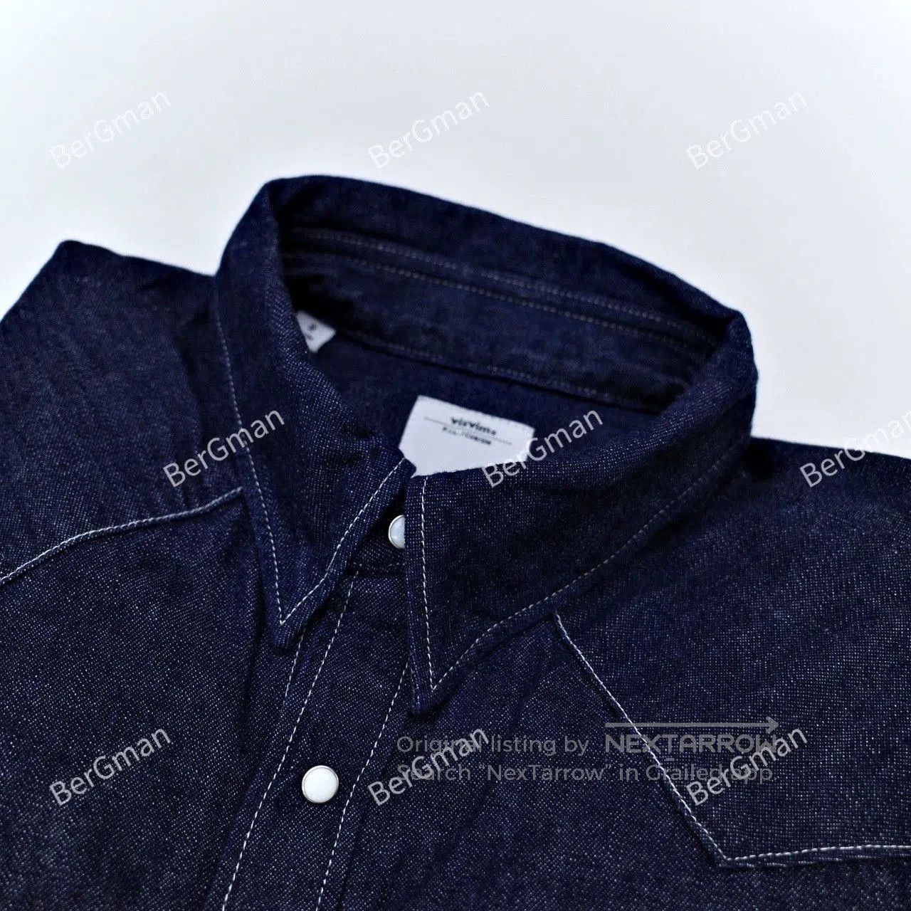 Visvim VISVIM 17AW BANDANA BORD Denim Shirt. Size US M / EU 48-50 / 2 - 8 Thumbnail