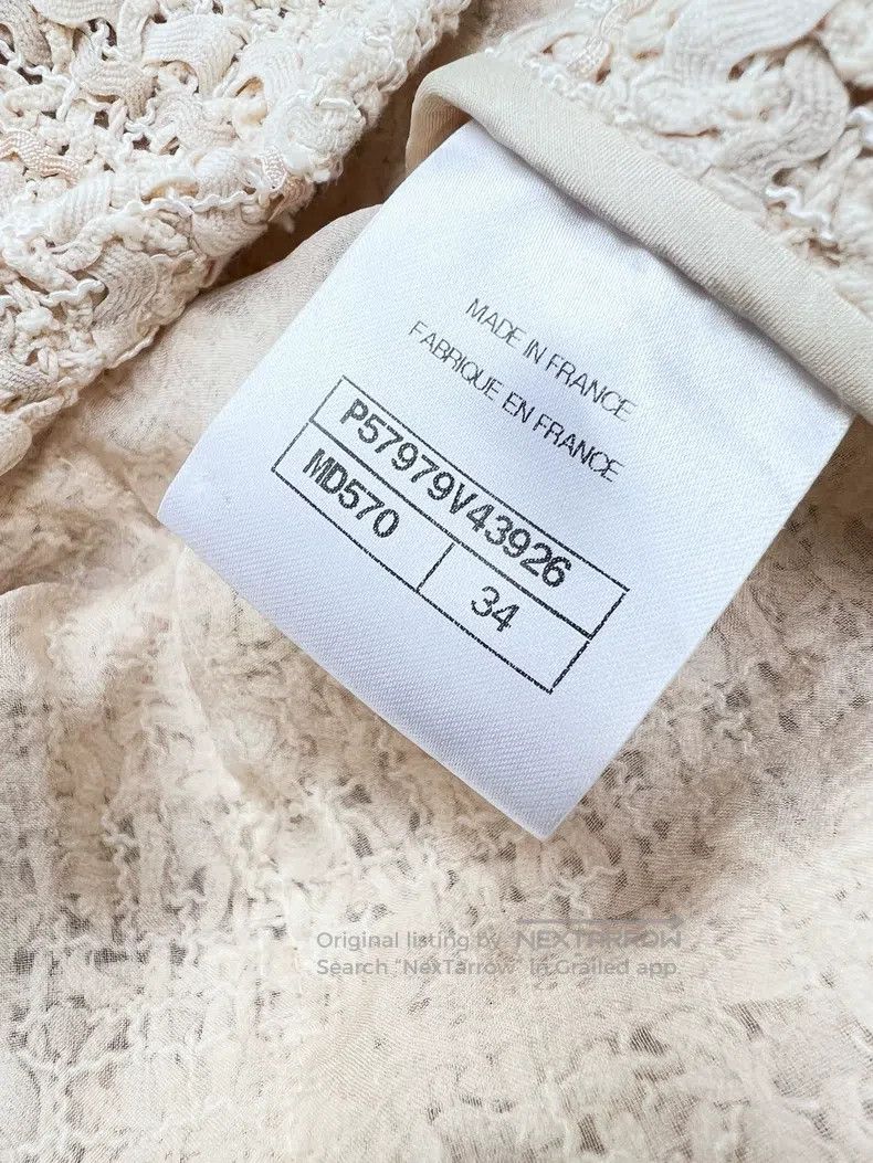 Chanel Chanel Twill tweed coat Size XXS / US 00 / IT 34 - 6 Thumbnail