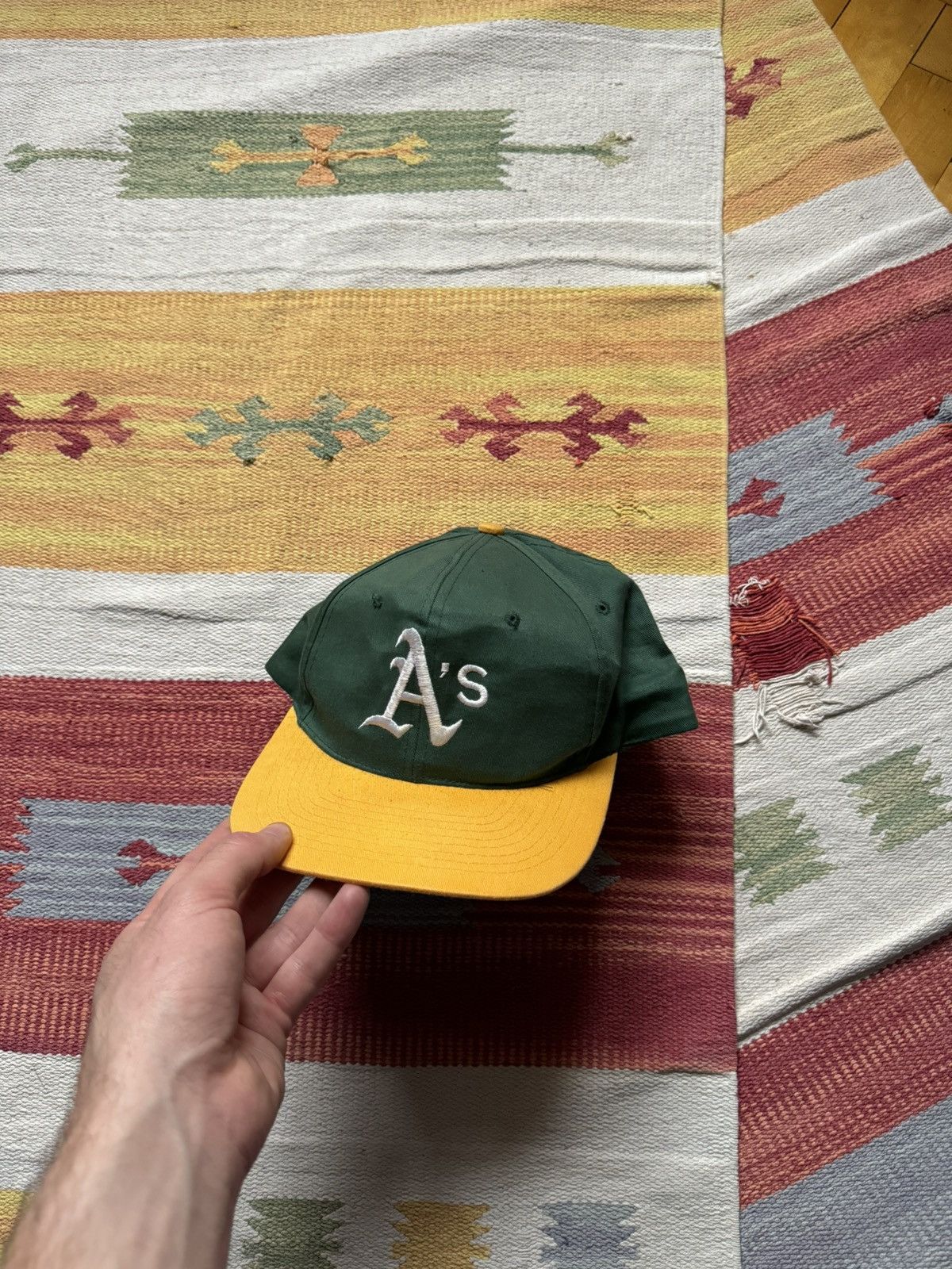 MLB Vintage 90’s A’s Oakland Athletics MLB Baseball Hat Size ONE SIZE - 3 Thumbnail