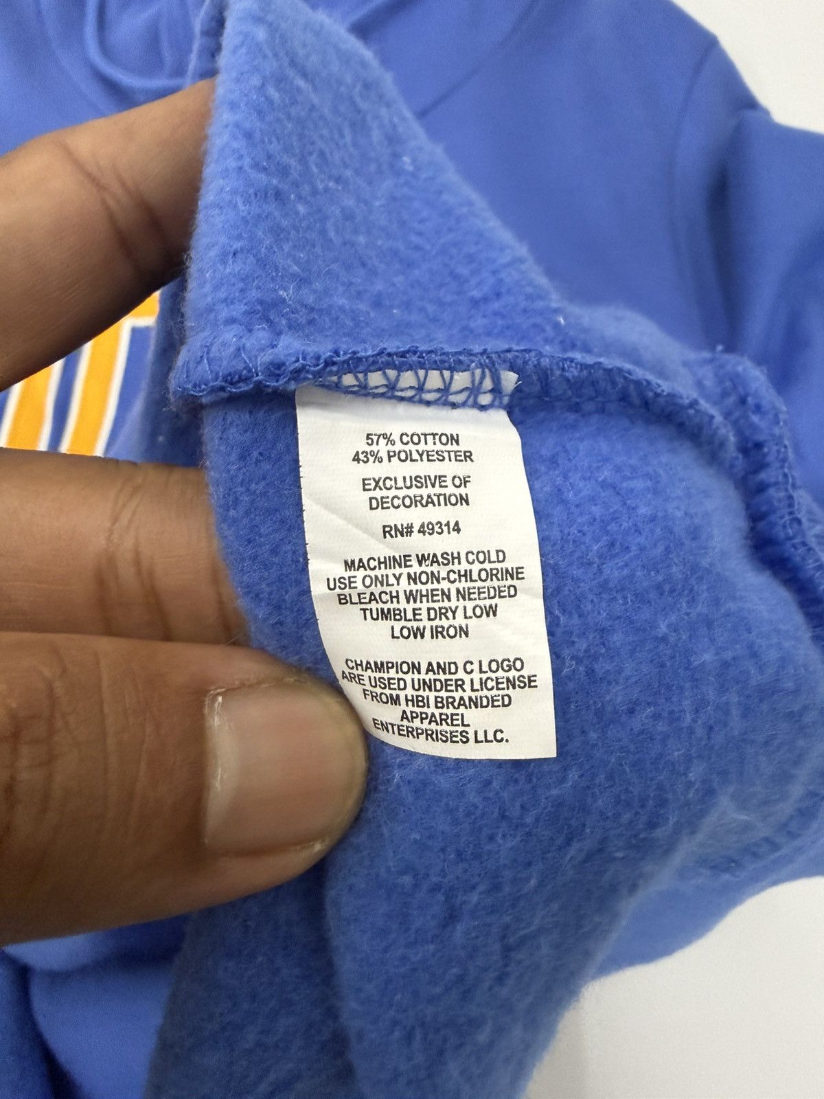 Champion 🔥 Champion California University LA Light Blue Hoodie 2XL Size XL / US 12-14 / IT 48-50 - 8 Thumbnail