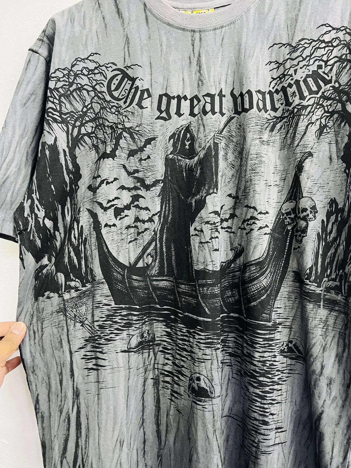 Affliction × Tapout Rare Y2K Skull Cross The Great Warrior Tee Affliction Style Size US XL / EU 56 / 4 - 7 Thumbnail