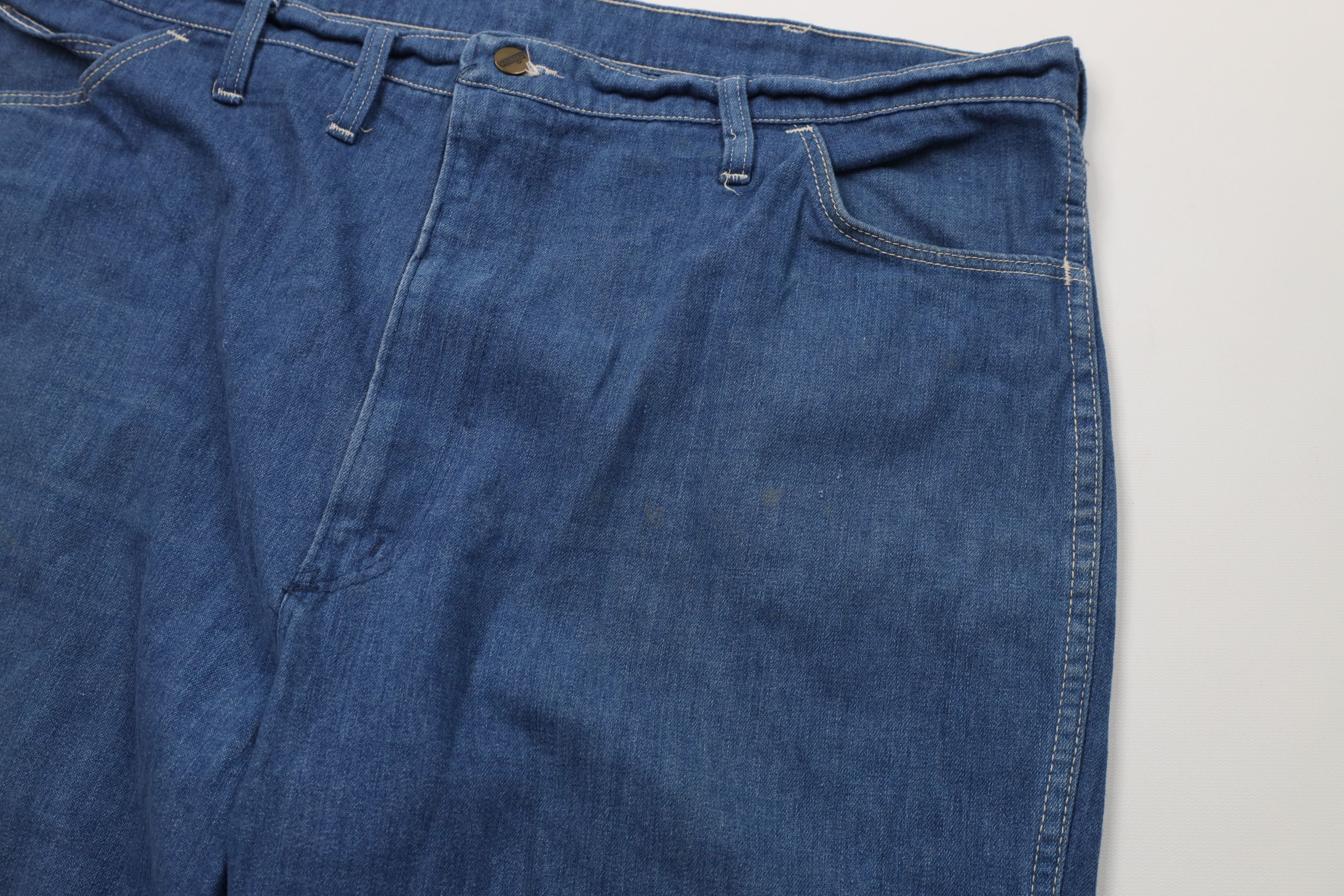 Wrangler Vintage 70s Wrangler Wide Leg Bell Bottoms Jeans Blue USA Size US 42 / EU 58 - 8 Thumbnail