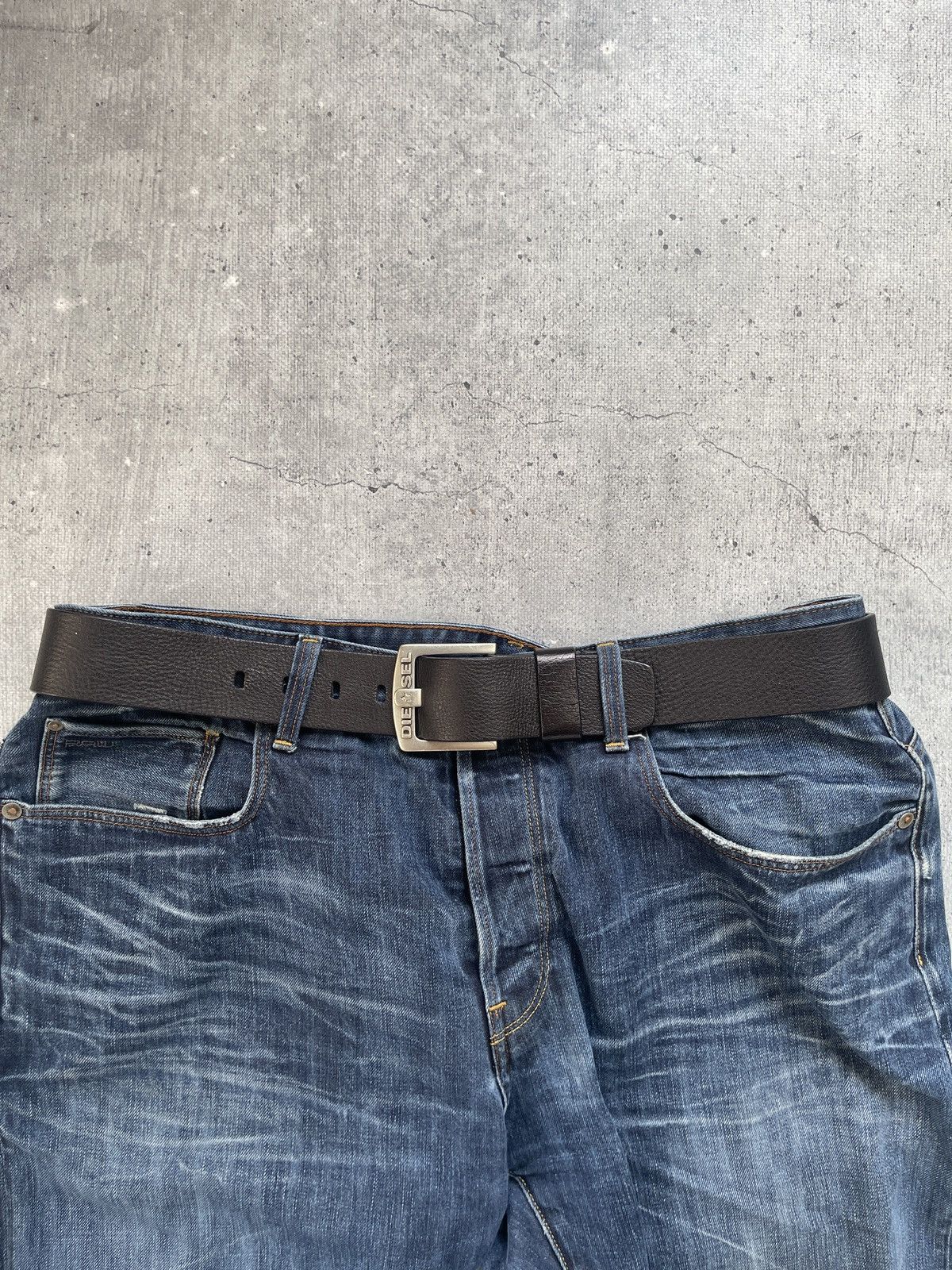 Other Vintage Diesel Leather Y2K Belt Size ONE SIZE - 1 Thumbnail