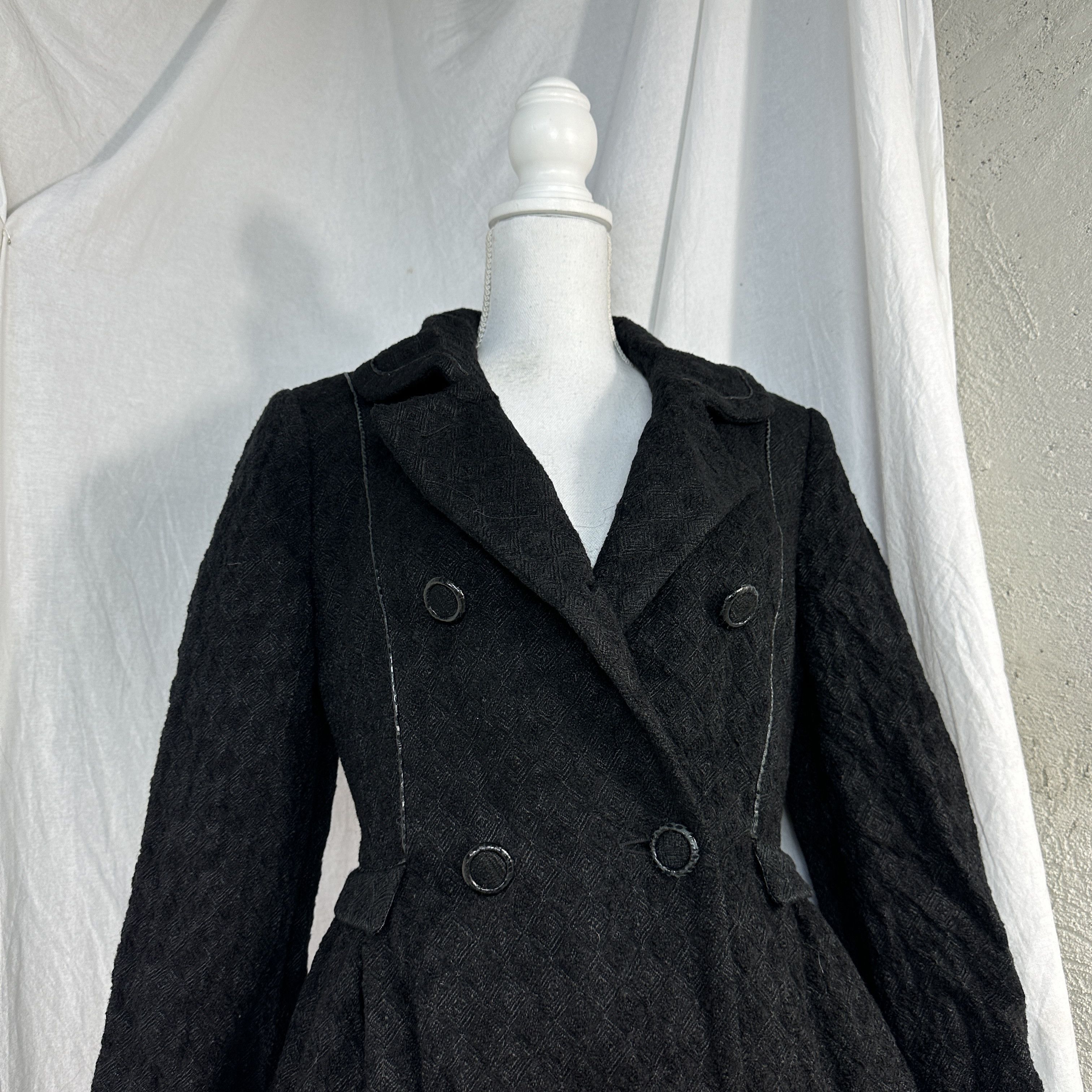 Bottega Veneta × Vintage Bottega Veneta High Quality Luxury Coat Cloak Jacket Black Size US S / EU 44-46 / 1 - 3 Thumbnail