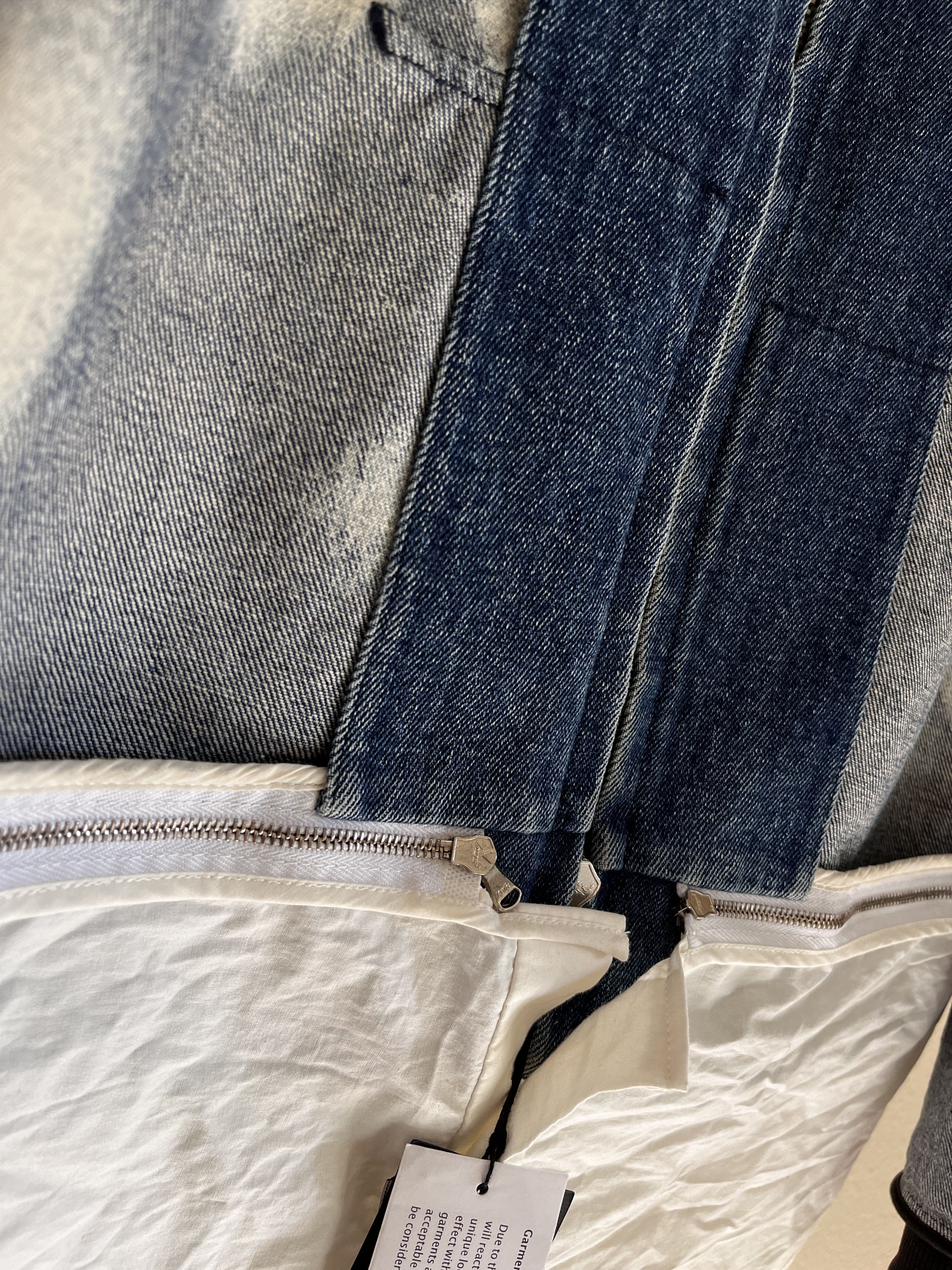 3.1 Phillip Lim 3.1 PHILLIP LIM BLEACHED DENIM BOMBER REMOVABLE POPLIN Size US S / EU 44-46 / 1 - 12 Thumbnail
