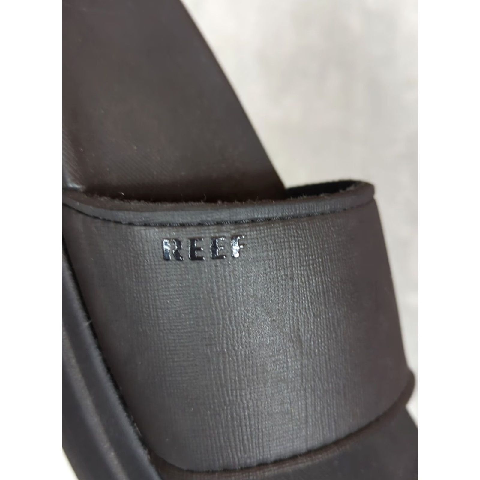 REEF Reef Cushion Bondi Bay Slide Sandals Black Size 8 Womens Beach Resort Comfort Cushioned Slip On Flat Heel Summer Cruise Vacation Shoes Size US 8 / IT 38 - 4 Thumbnail
