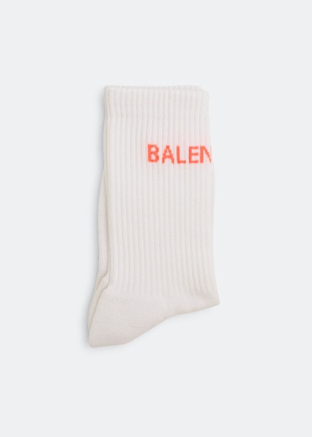 Balenciaga o1loc1c0924 Size: OS / 540633 Socks in White Size ONE SIZE - 1 Thumbnail