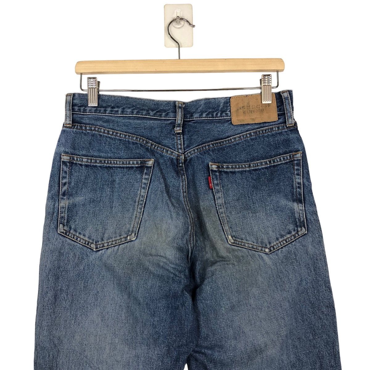 Japanese Brand 🔥90’s JAPAN MADE DISTRESSED JEANS UNIQUE CLOTHING WAREHOUSE Size US 30 / EU 46 - 9 Thumbnail