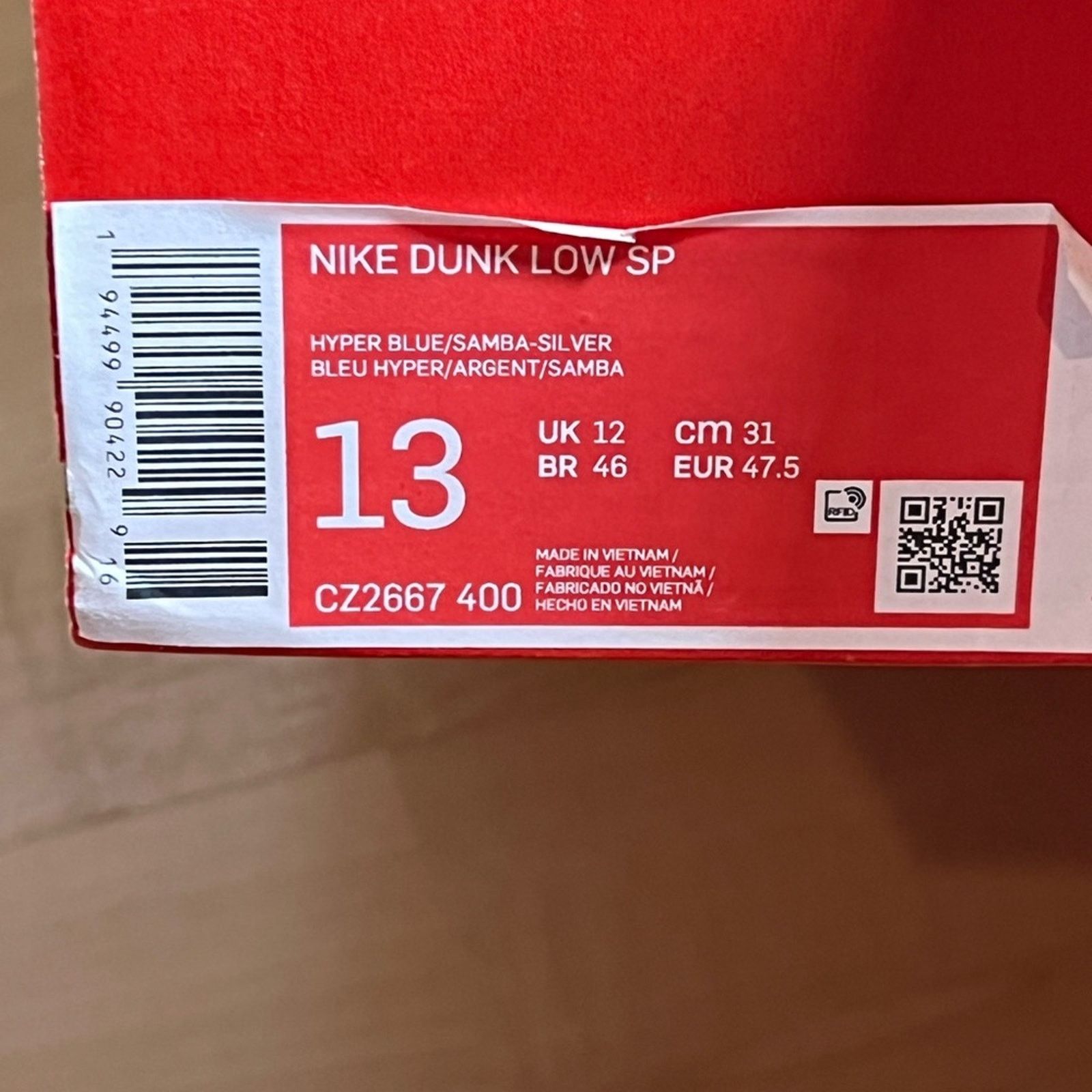 Nike Dunk Low “Samba” Size US 13 / EU 46 - 8 Thumbnail
