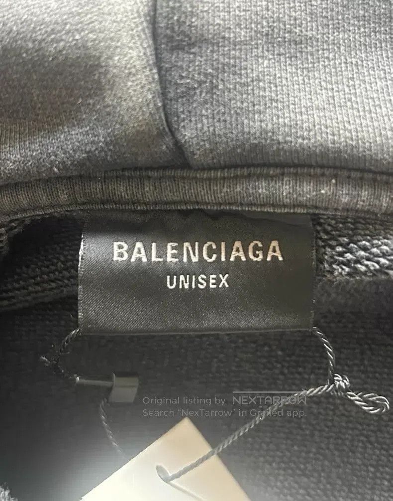 Balenciaga Balenciaga Qixi limited edition graffiti heart hoodie Size US XXS / EU 40 - 3 Thumbnail