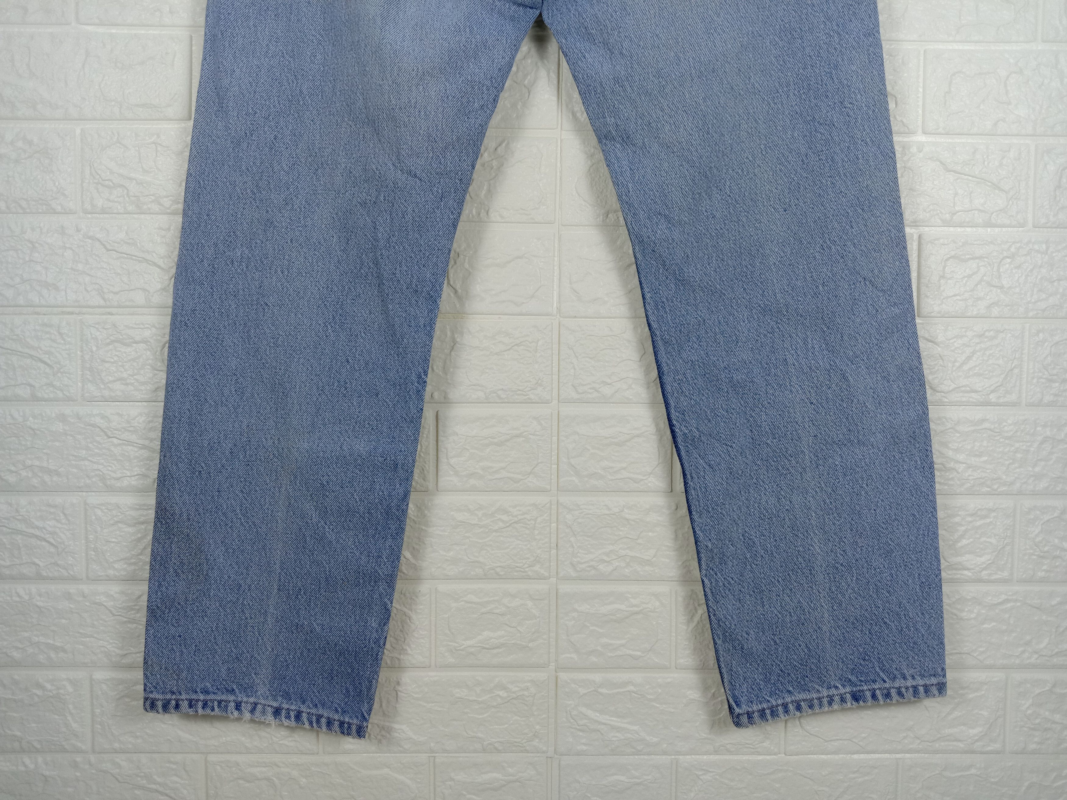 Levi's Vintage 90s Levi's 505 Jeans Orange Tab Faded Blue Denim Size US 31 - 8 Thumbnail