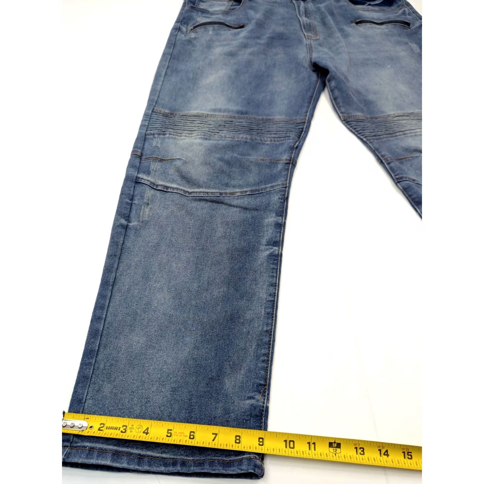 Rocawear VINTAGE Rocawear Baggy Wide-Leg Jeans Men 44x31 Distressed Blue Rocawear Baggy Jeans Wide-Leg Men 44x31 Distressed Blue Hip Hop Grunge Logo 90s Mens Size US 44 / EU 60 - 2 Thumbnail