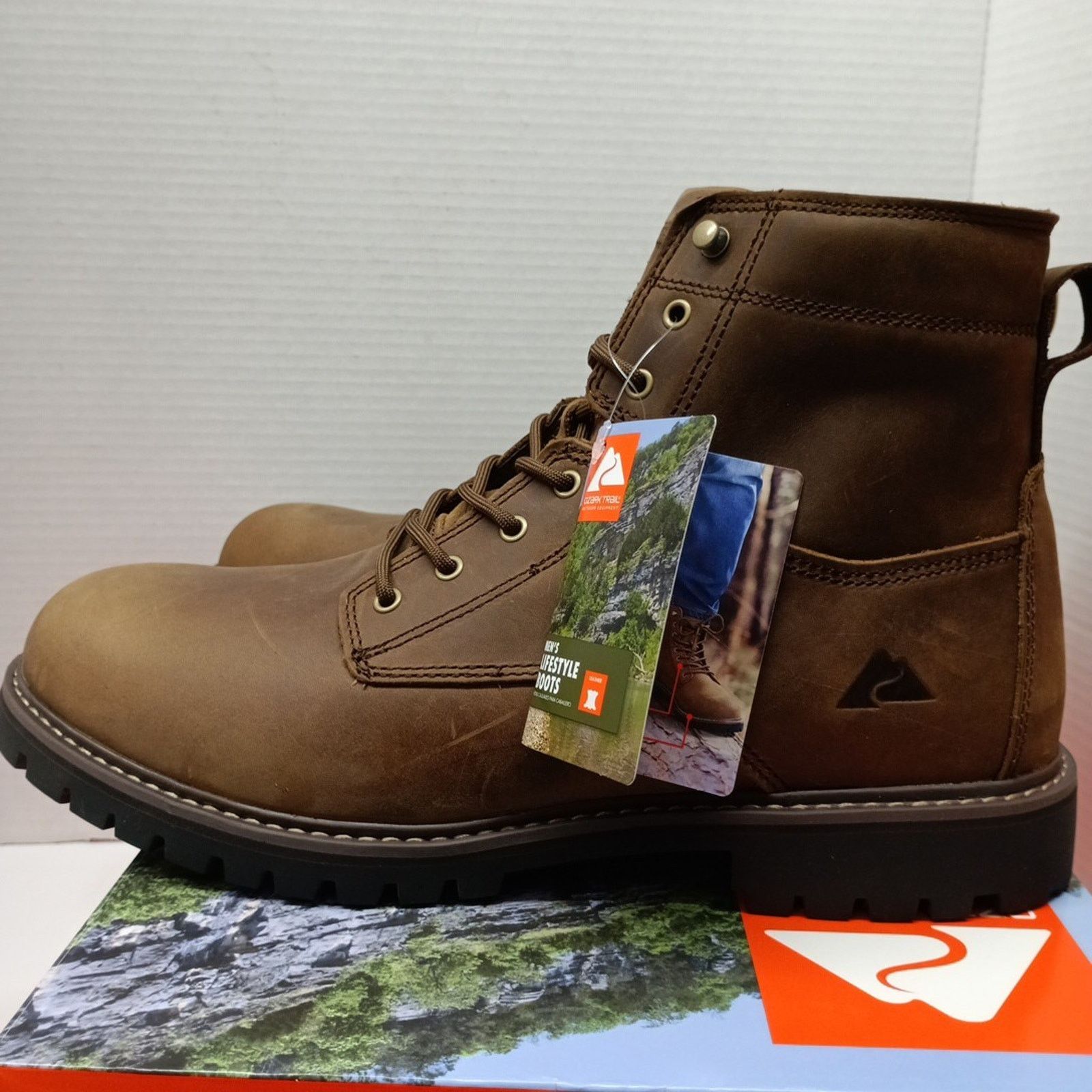 Other Ozark Trail Men's Range Mountain Hiking Boots Size 13 Brown Size US 13 / EU 46 - 4 Thumbnail