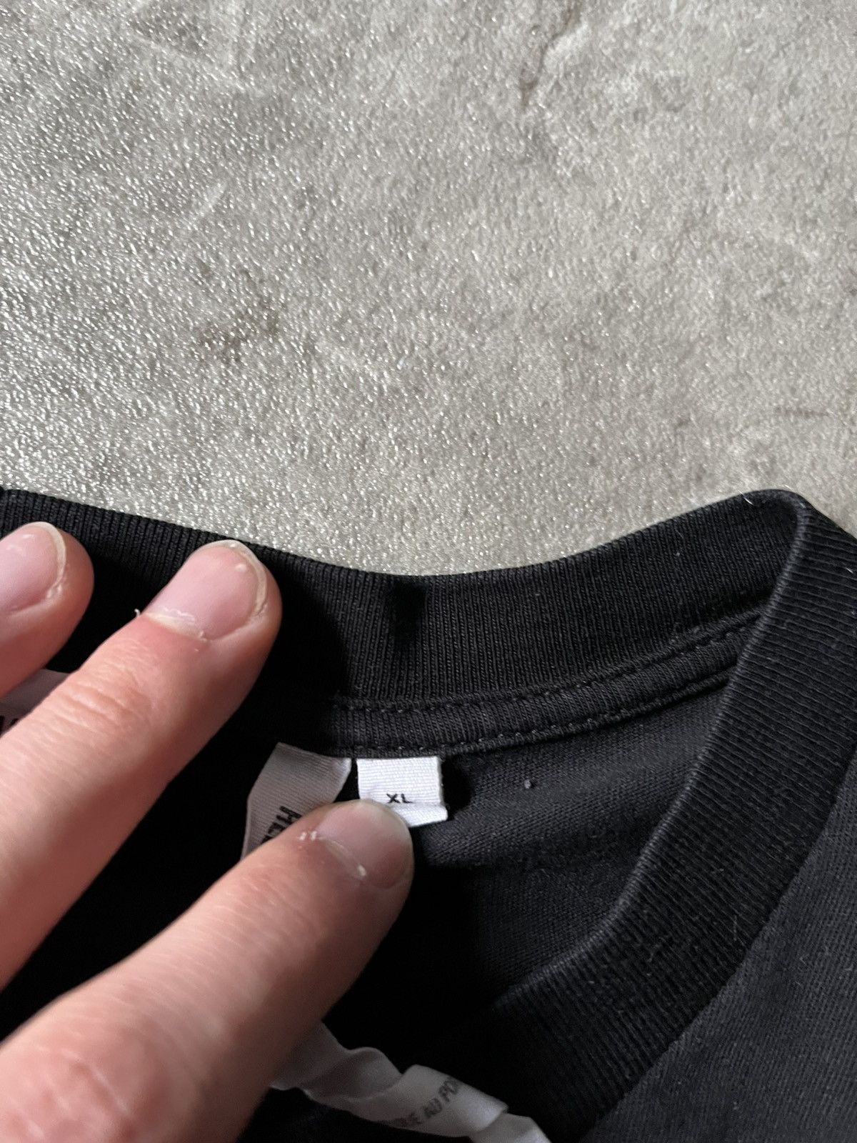 Helmut Lang Helmut Lang Taxi limited edition A/W 18/19 black T-shirt Size US XL / EU 56 / 4 - 6 Thumbnail