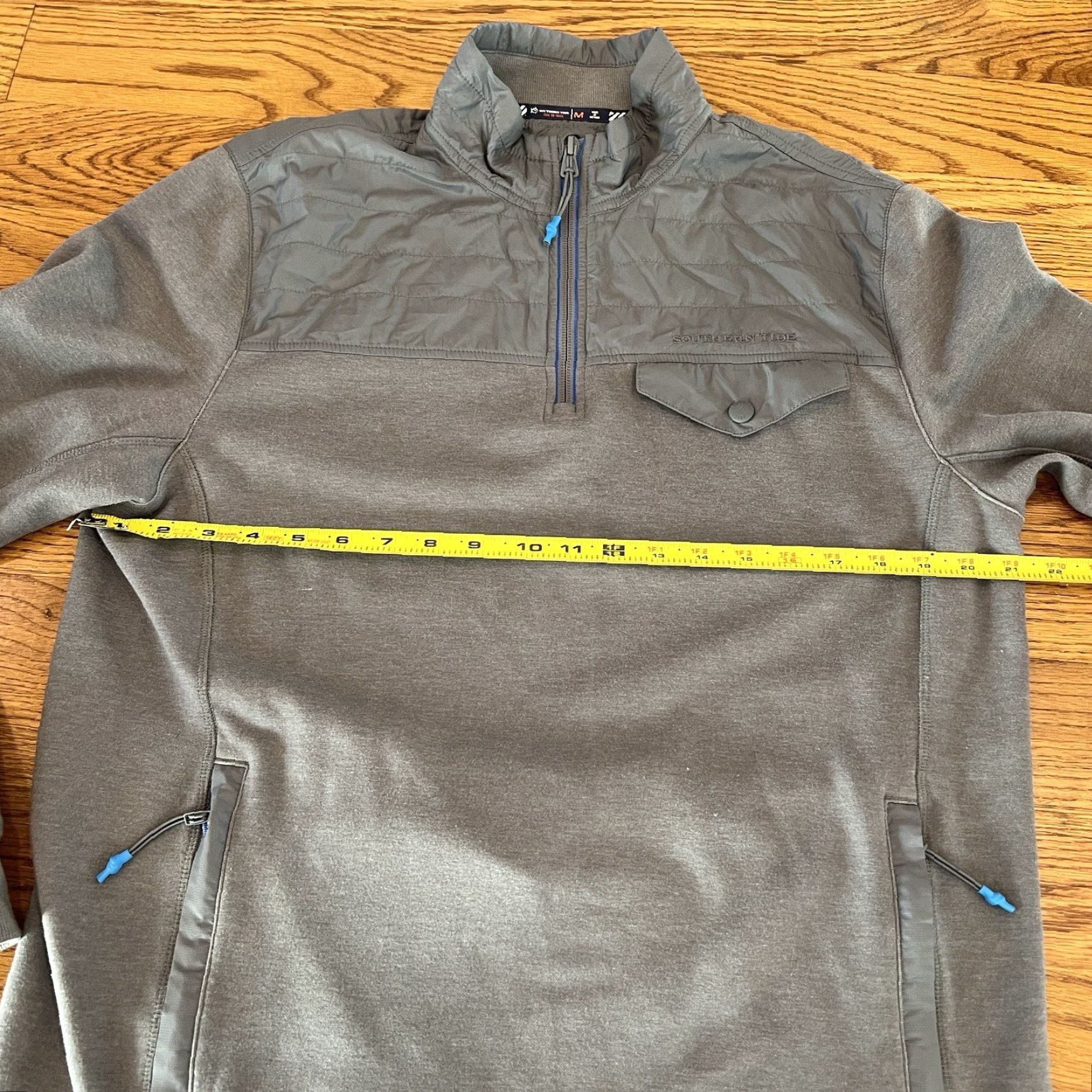 Southern Tide VINTAGE Southern Tide Men’s Jacket Windbreaker 1/4 Zip Quilted Fall Winter Outdoor M Gray Size US M / EU 48-50 / 2 - 7 Thumbnail