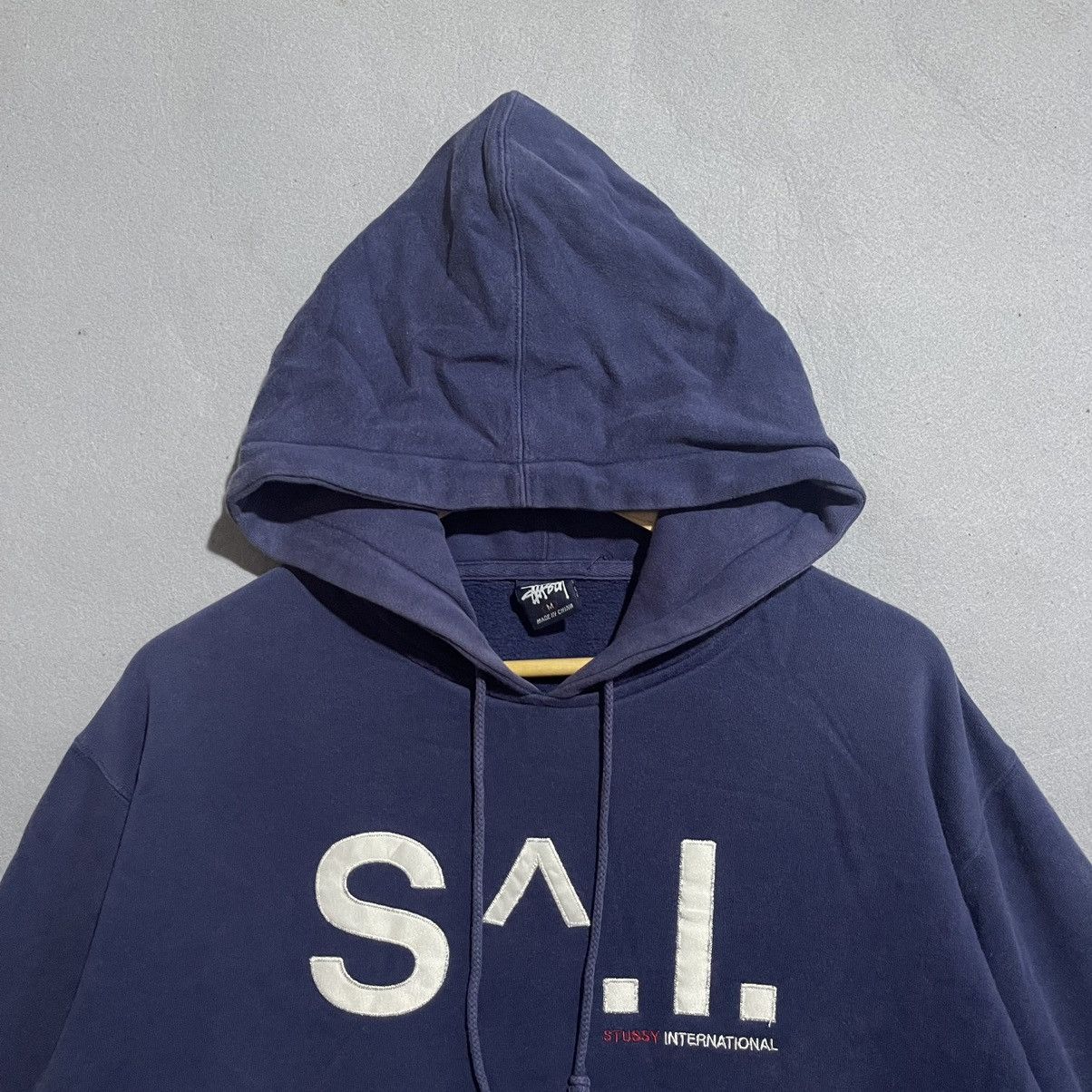 Stussy Vintage Stüssy International “S^I” Logo Hoodie Size US M / EU 48-50 / 2 - 2 Thumbnail