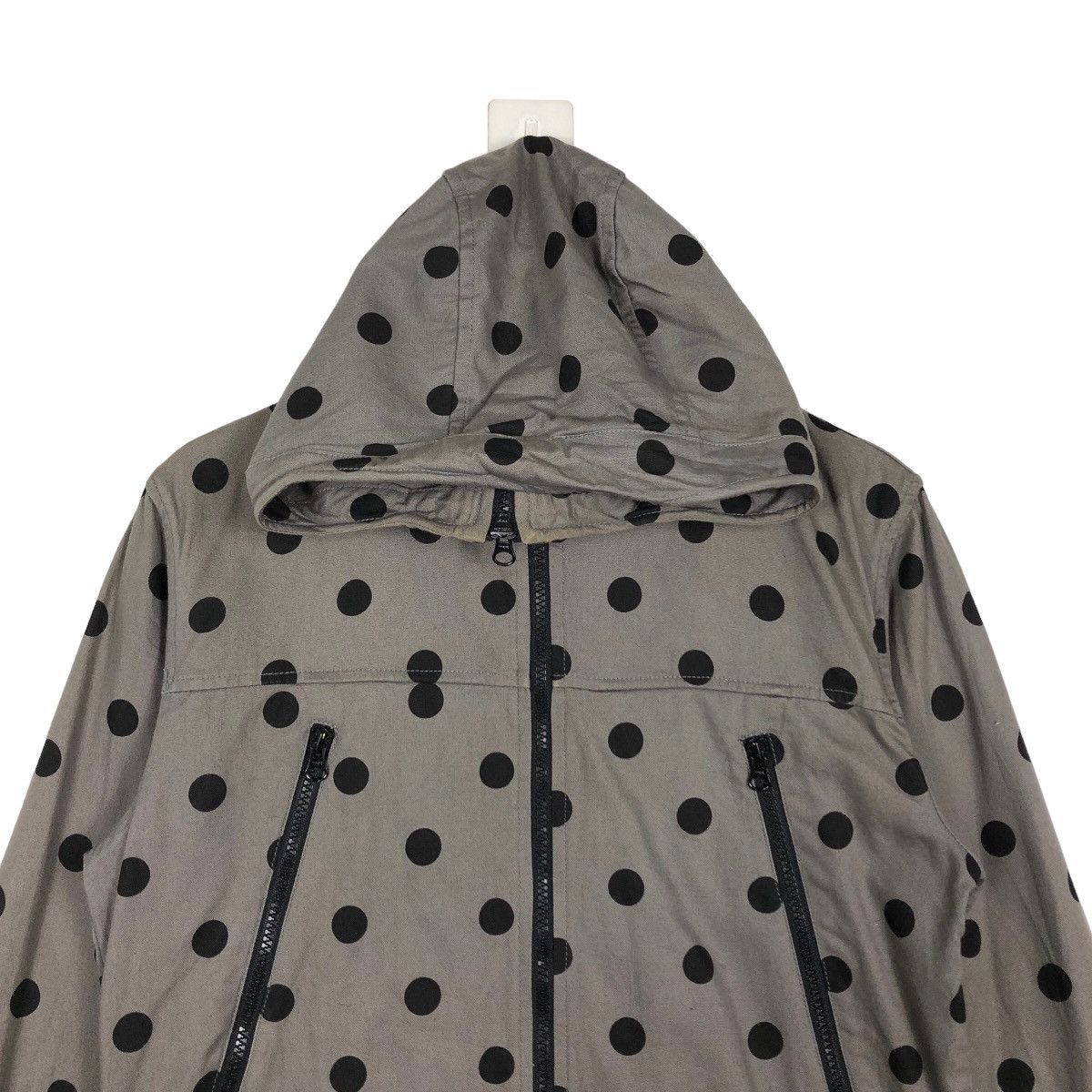 Issey Miyake 🔥Rare Polkadot Chore Jacket Hoodie Ships Jet Blue Japan Size US L / EU 52-54 / 3 - 3 Thumbnail