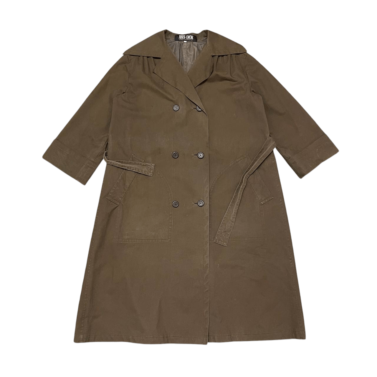 Christian Dior Monsieur Vintage Miss Dior Double Breasted Long Coat Brown Size M / US 6-8 / IT 42-44 - 1 Thumbnail