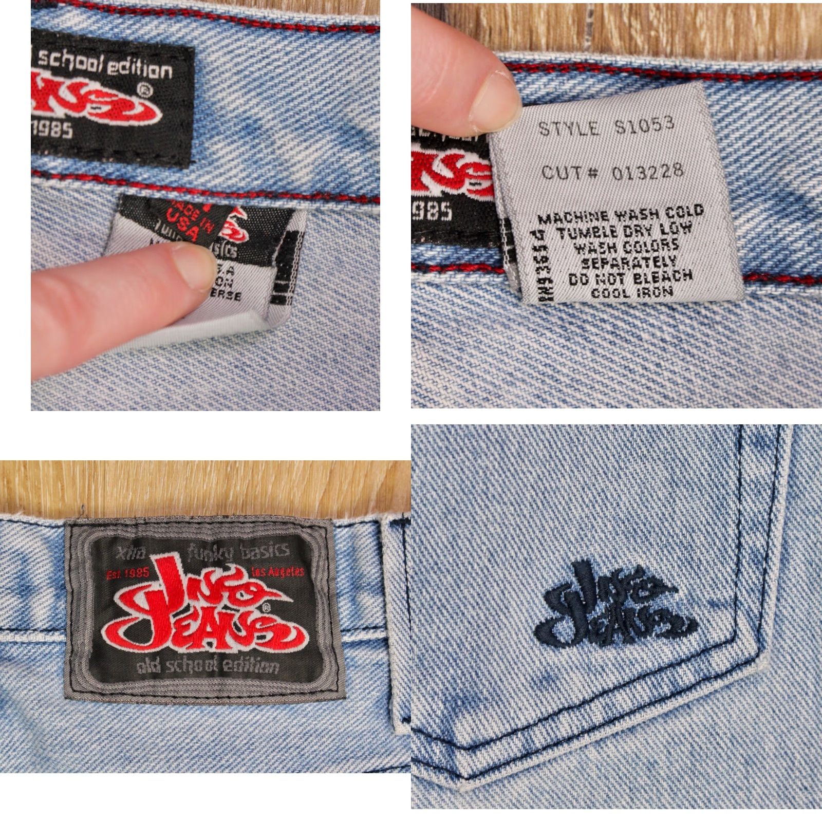JNCO JNCO Women's 1990s VTG Wide Leg Jeans Sz 11 31x32 Light Wash Blue 90s CasualMens Womens? Size 24" / US 00 / IT 34 - 8 Thumbnail
