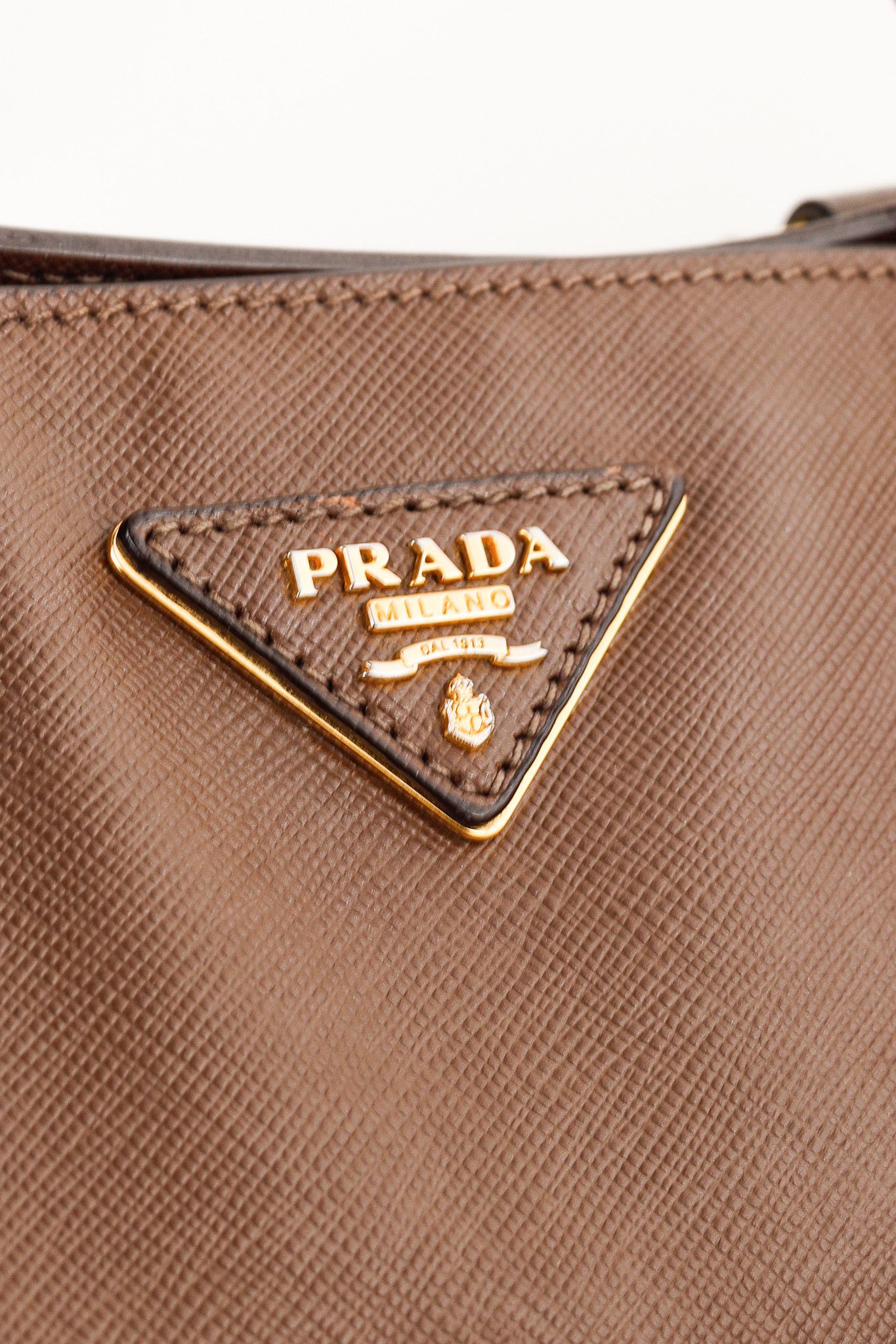 Prada Prada Galleria Medium Brown Saffiano Leather Tote Size ONE SIZE - 11 Thumbnail