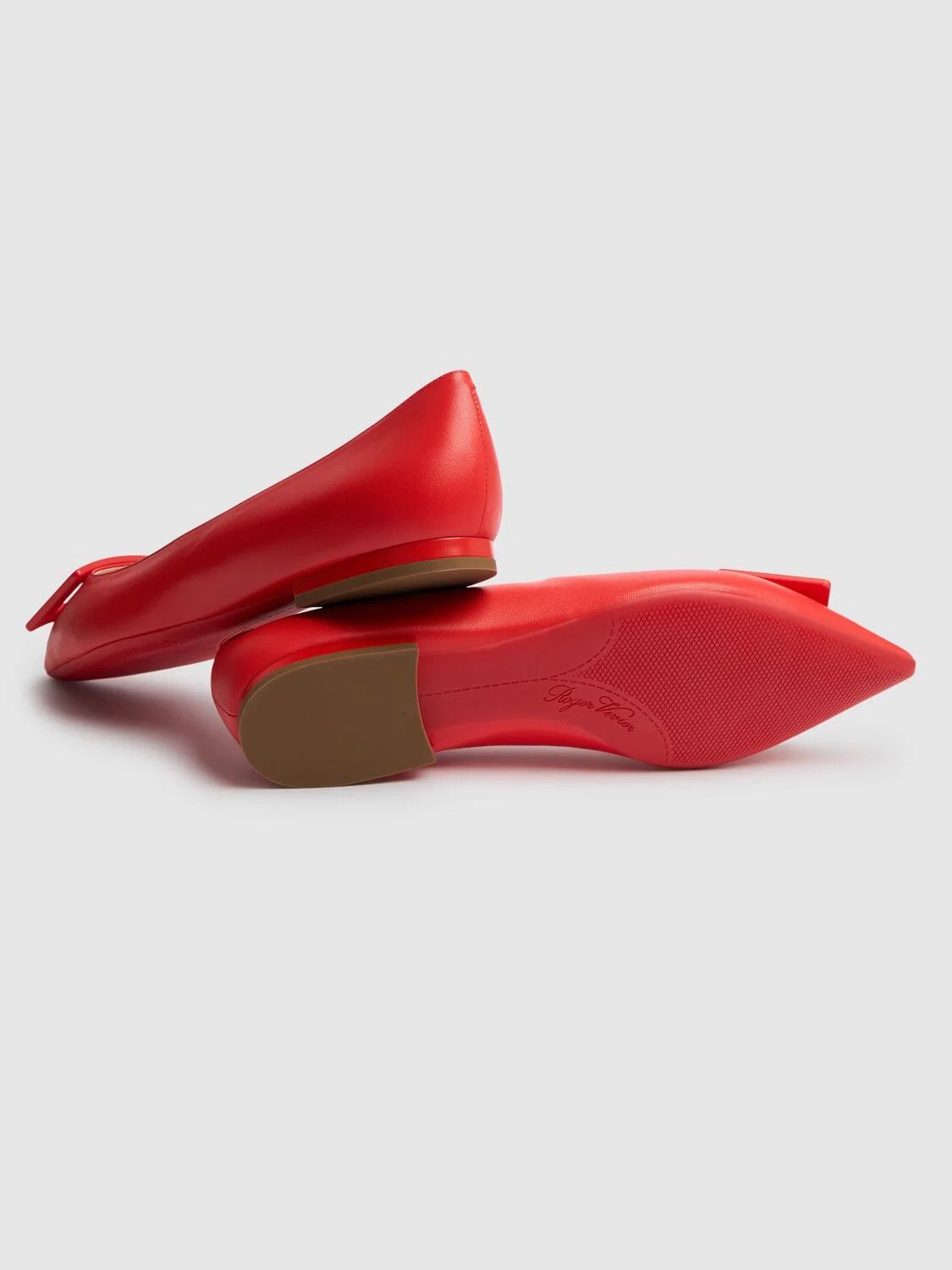 Roger Vivier o1s22i1n0824 Gommettine Ballet Flats in Red Size US 7 / IT 37 - 3 Thumbnail