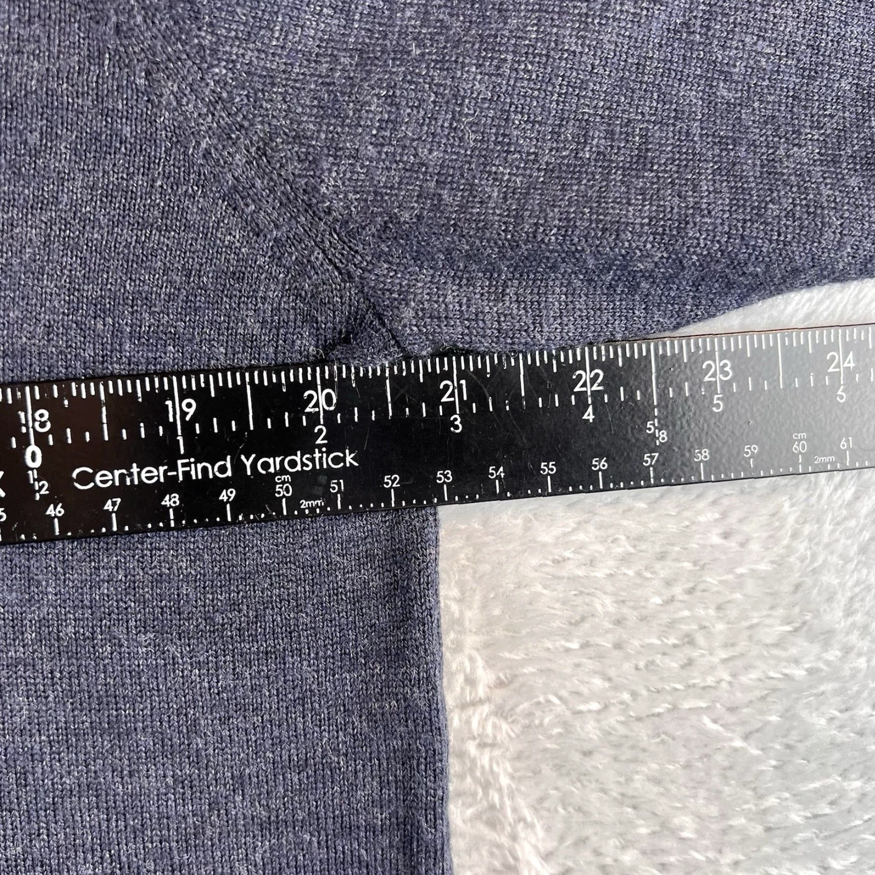 Rodd & Gunn Rodd & Gunn V-Neck Pullover Sweater Mens M Blue 100% Extra Fine Merino Wool Regular Fit Knit Logo Casual Vintage No Size US L / EU 52-54 / 3 - 3 Thumbnail