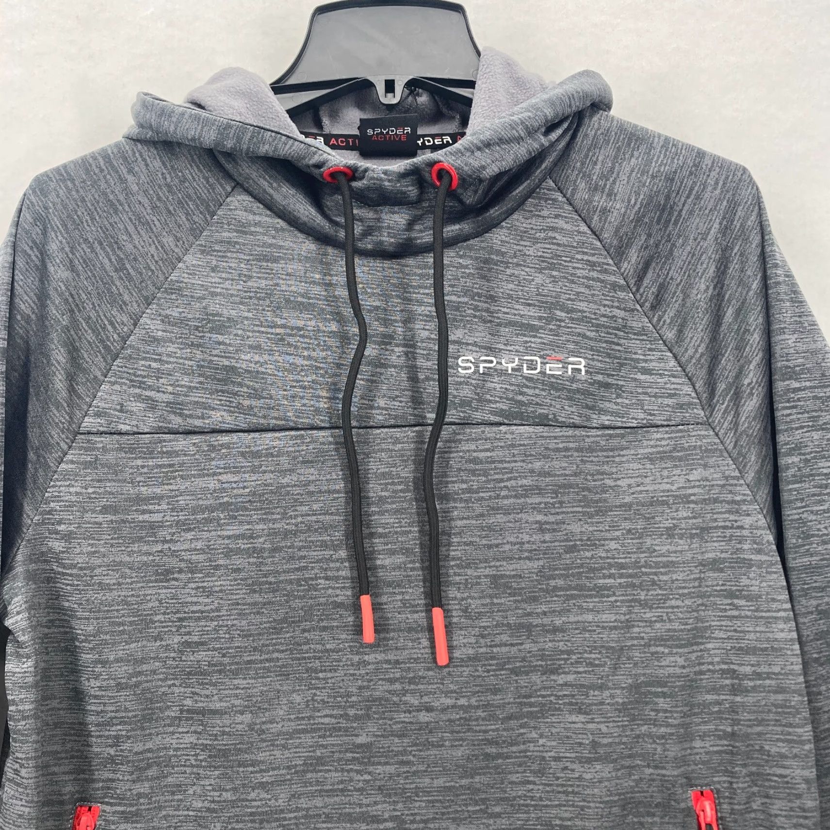 Spyder Spyder Active ProWEB Pullover Hoodie Mens Small Dark Gray Stretch Quick Dry NWT Size US S / EU 44-46 / 1 - 2 Thumbnail
