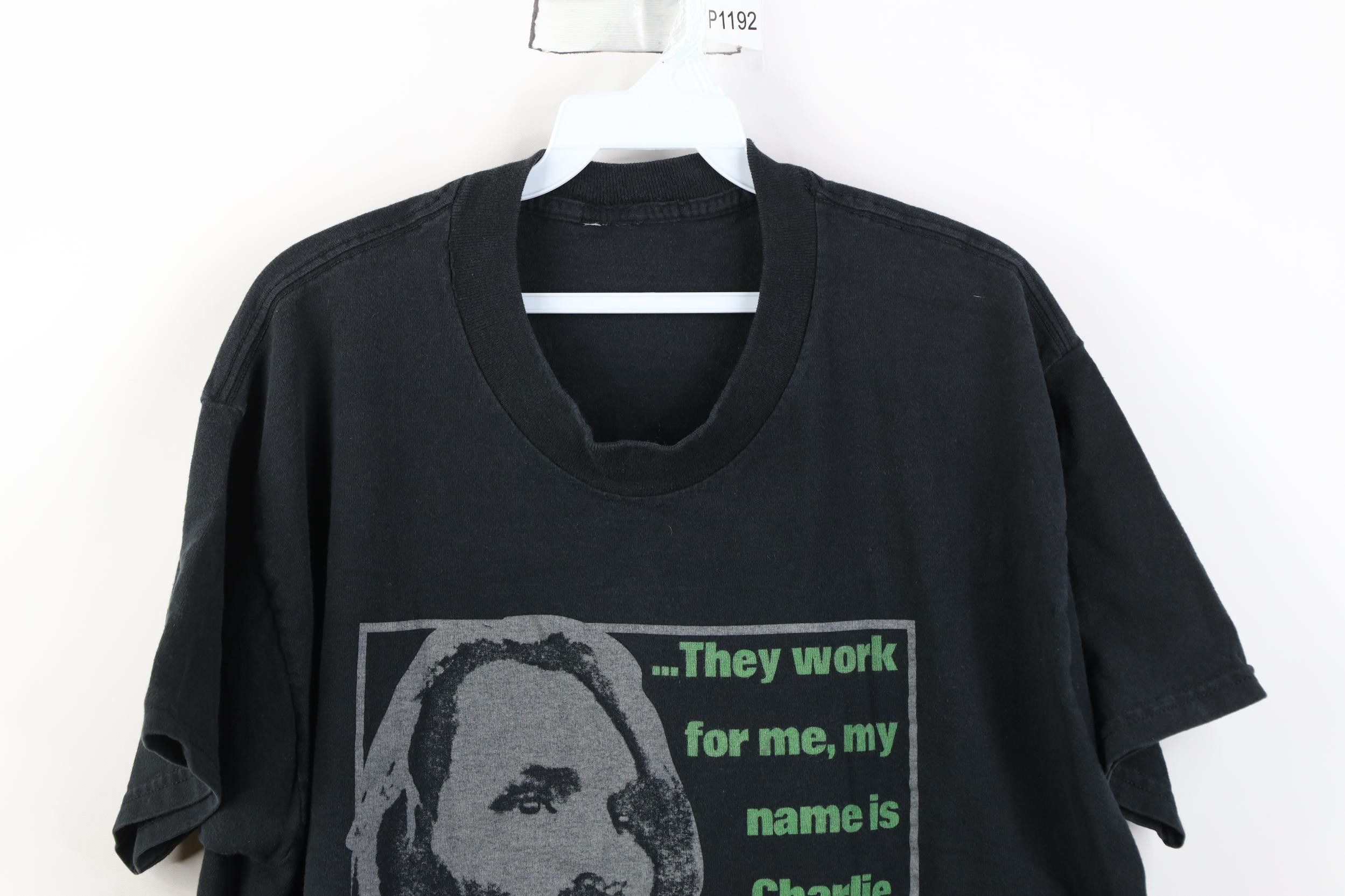 Vintage Vintage 90s Charles Charlie's Angels Short Sleeve T-Shirt Size US XL / EU 56 / 4 - 2 Thumbnail