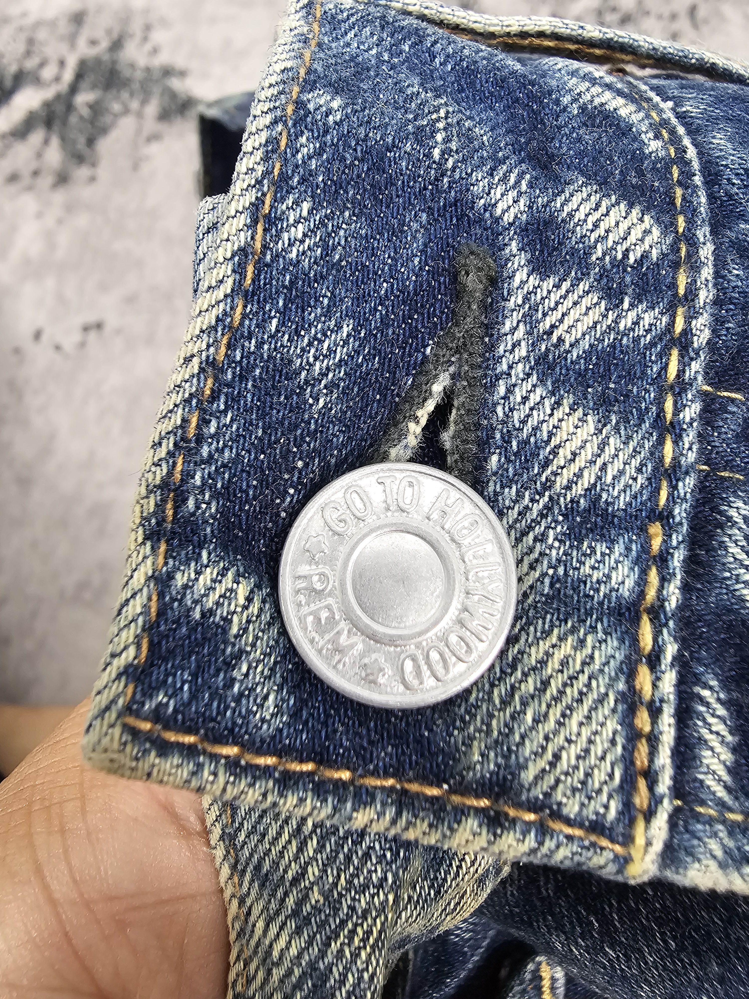 Japanese Brand GO TO HOLLYWOOD Selvedge Redline Stone Wash Resize J0297 Size US 30 / EU 46 - 15 Thumbnail
