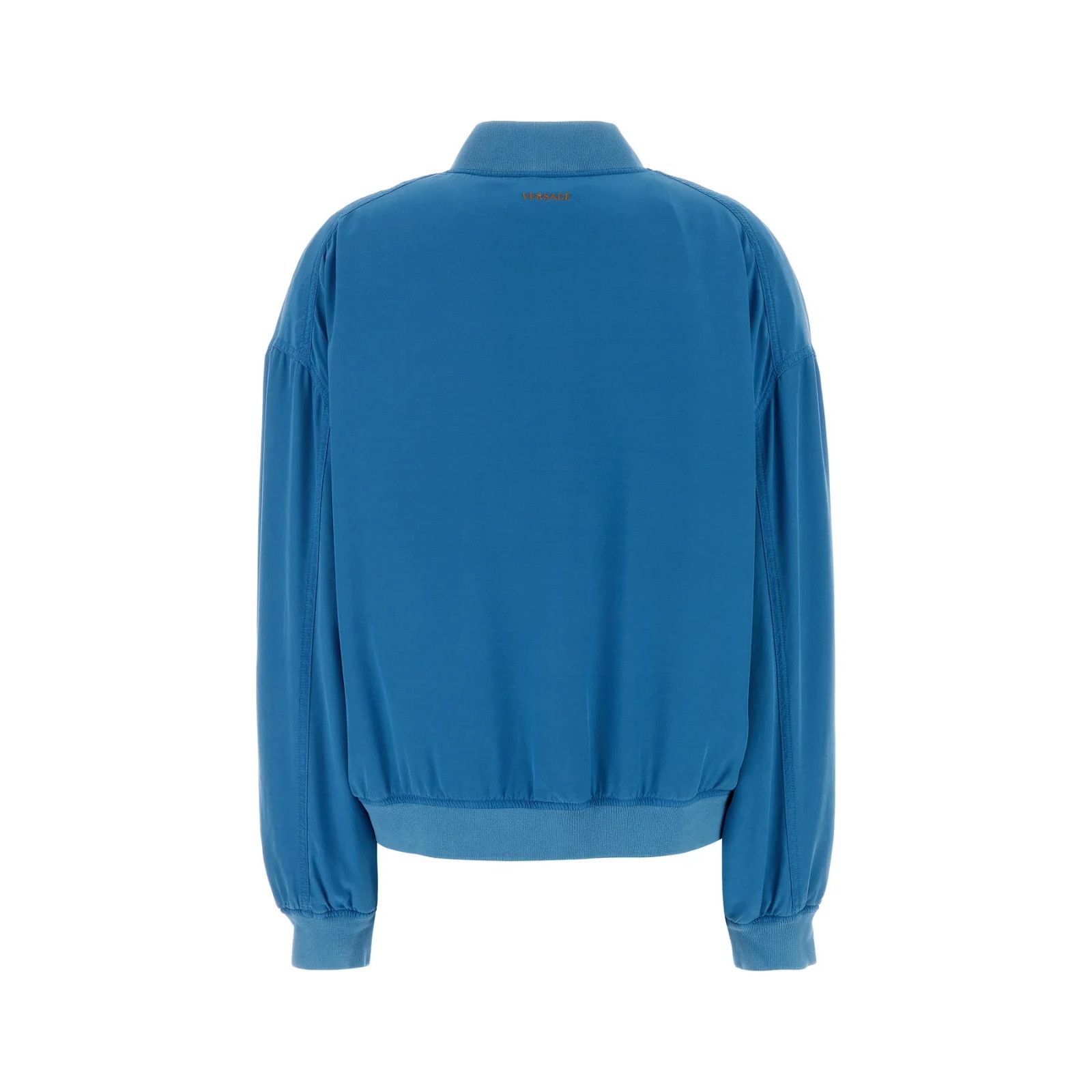 Versace VERSACE Blue Poplin Jacket New & Authentic (Women's size:IT Size XS / US 0-2 / IT 36-38 - 2 Thumbnail