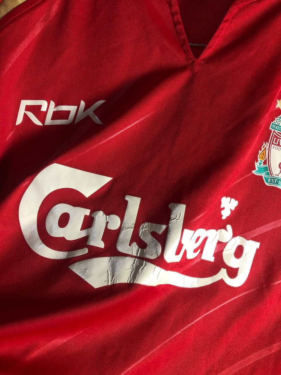 Reebok VINTAGE REEBOK FC LIVERPOOL ENGLAND SOCCER JERSEY RETRO 90s Size US M / EU 48-50 / 2 - 5 Thumbnail