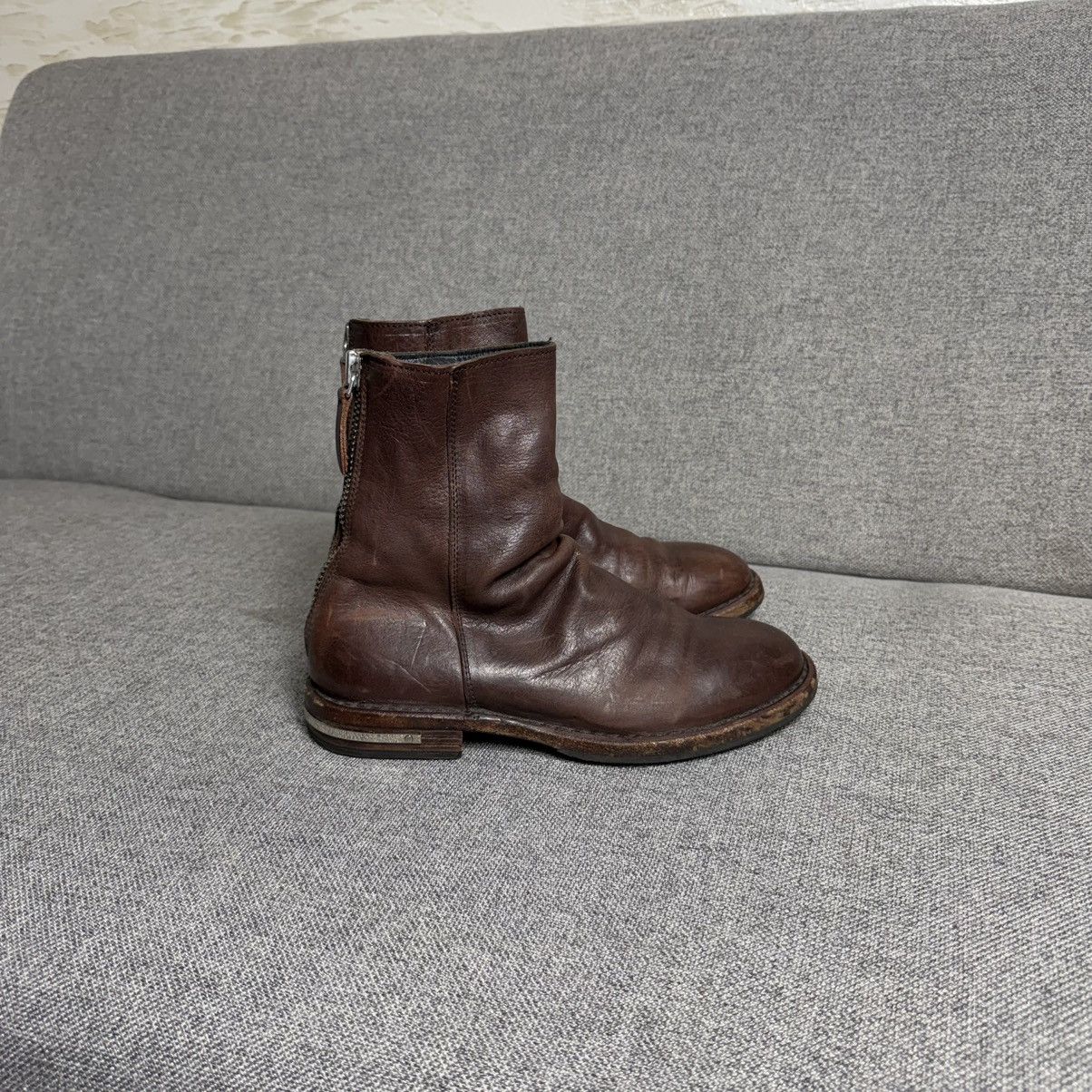 MoMA MoMA Avantgarde Back Zip Leather Guidi Style Boots Size US 7 / IT 37 - 2 Thumbnail