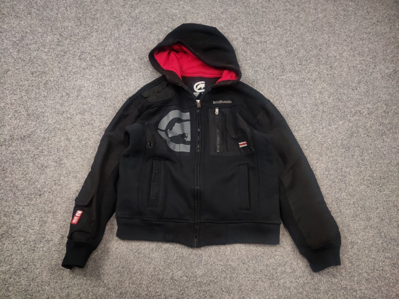 Ecko Unltd. Vintage Ecko Unltd Big Logo Baggy Hip Hop Zip Hoodie Rap Y2K Size US S / EU 44-46 / 1 - 3 Thumbnail