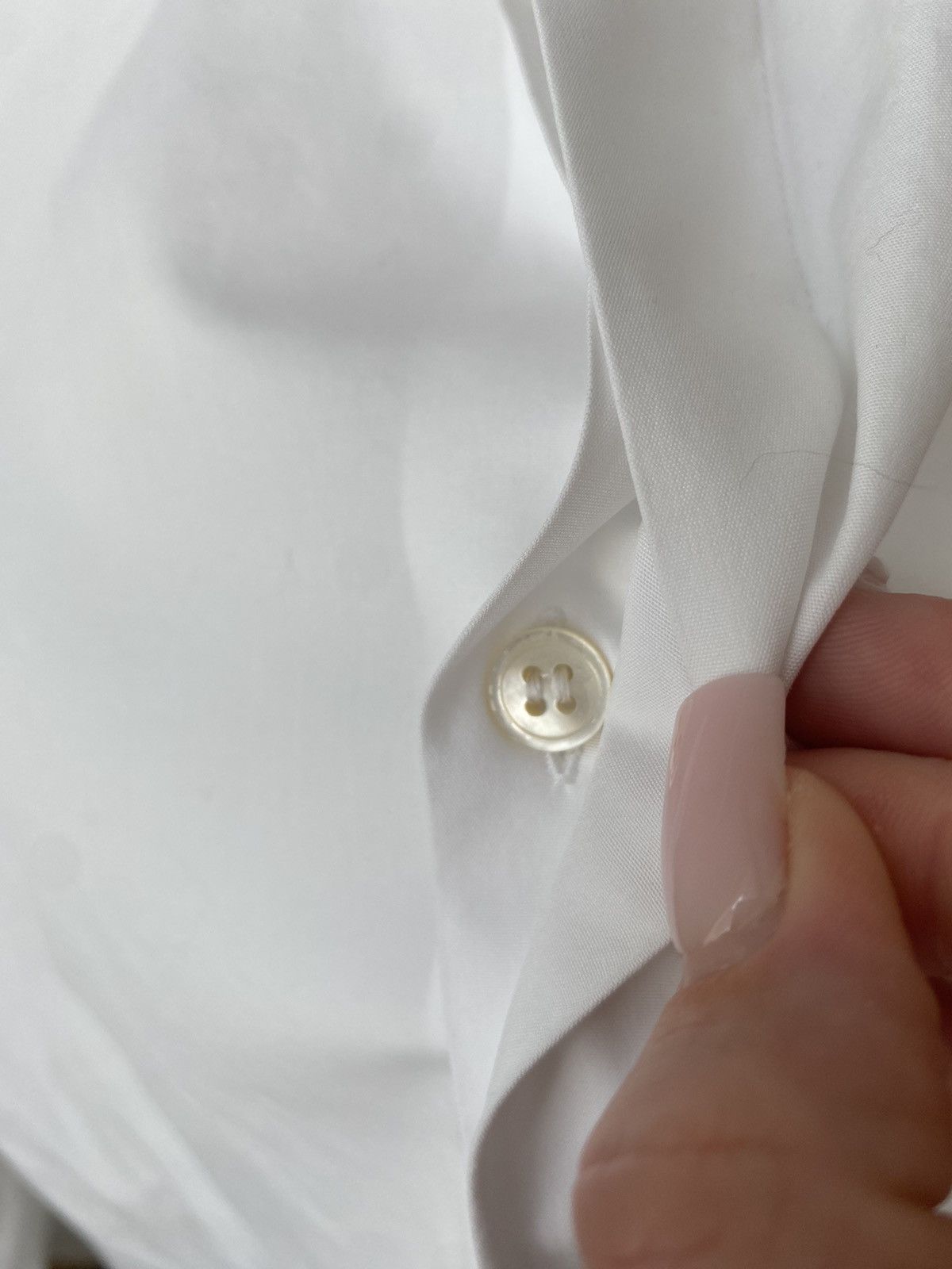 Saint Laurent Paris Saint Laurent Paris white button up basic shirt Size US M / EU 48-50 / 2 - 6 Thumbnail