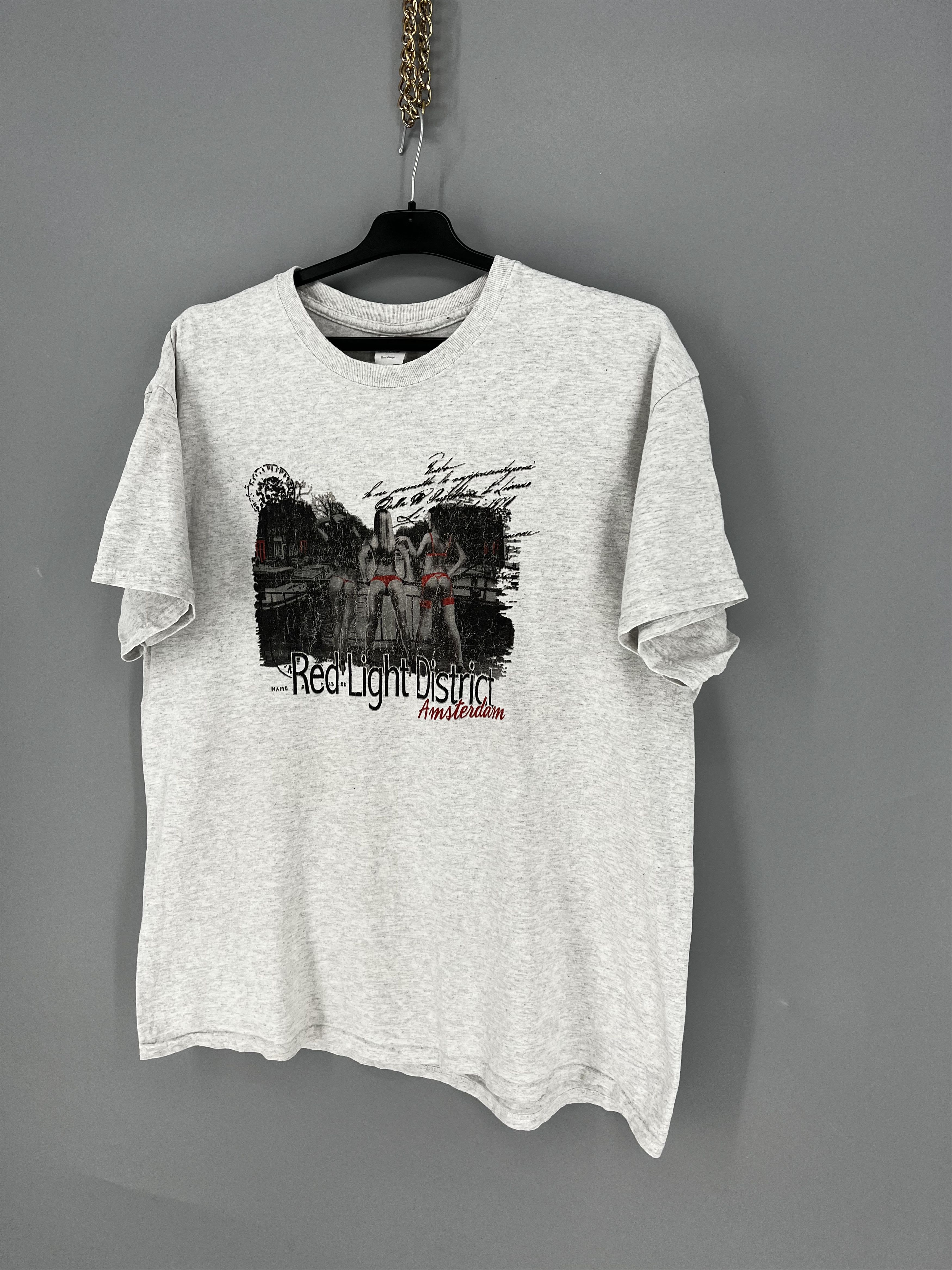 Hook-Ups Vintage 00s Amsterdam red light district graphic tee Size US XL / EU 56 / 4 - 4 Thumbnail
