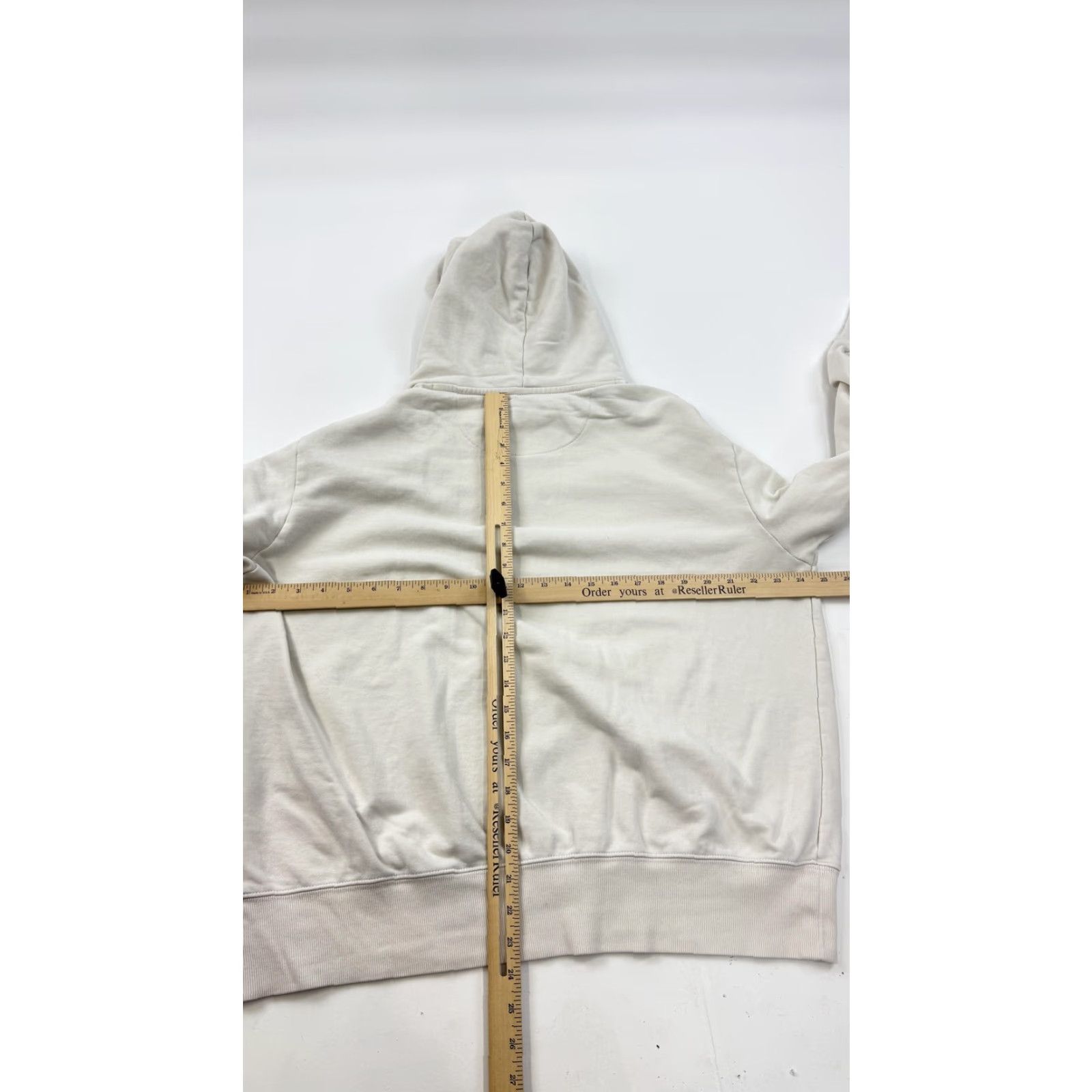 Muji MUJI Hoodie Womens 2XL Beige Pullover Fleece Solid Basic Casual Shirt Womens 2XL Beige MUJI Hoodie Sweatshirt Size XXL / US 16-18 / IT 52-54 - 5 Thumbnail
