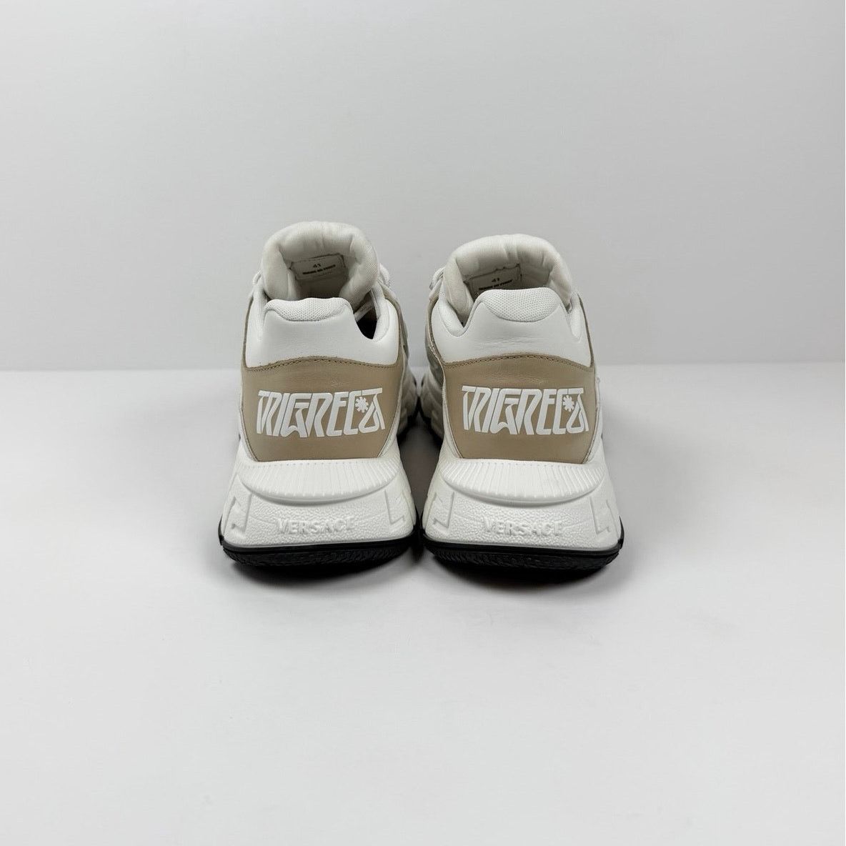 Versace Size 41EU/8US - Versace Trigreca White Gold Size US 8 / EU 41 - 4 Thumbnail