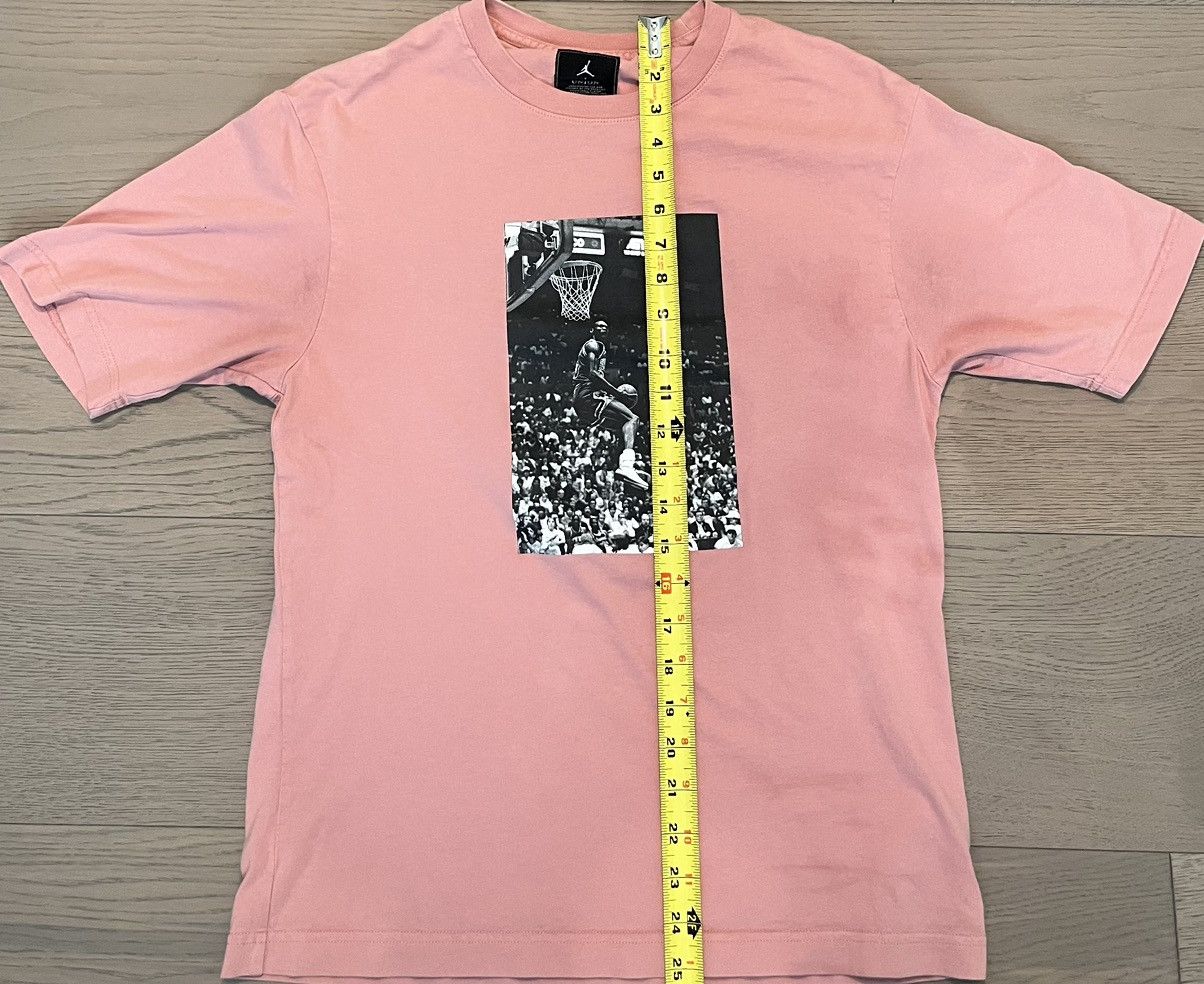 Jordan Brand JORDAN UNION PINK SHORT SLEEVE T SHIRT SIZE S Size US S / EU 44-46 / 1 - 3 Thumbnail