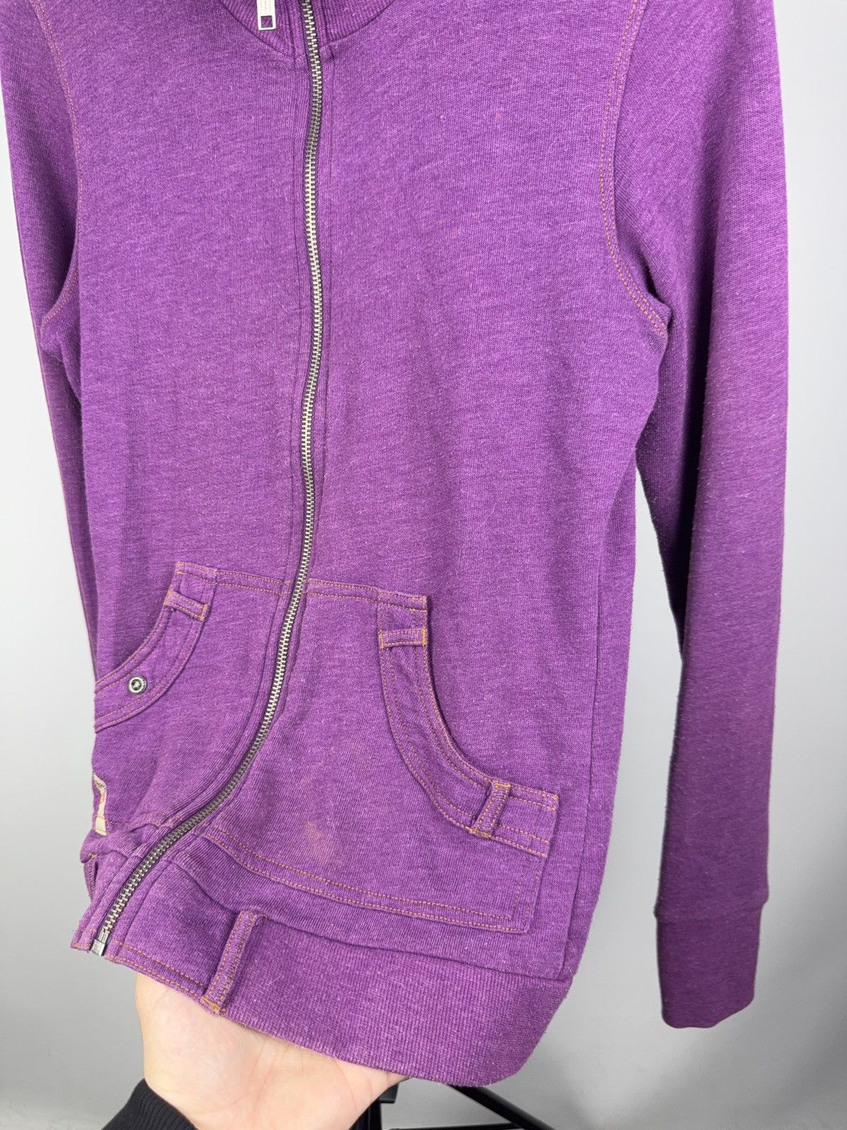 Diesel Y2K 00s Diesel Loungewear Purple Zip Jacket Y2K Track Style Size S / US 4 / IT 40 - 3 Thumbnail