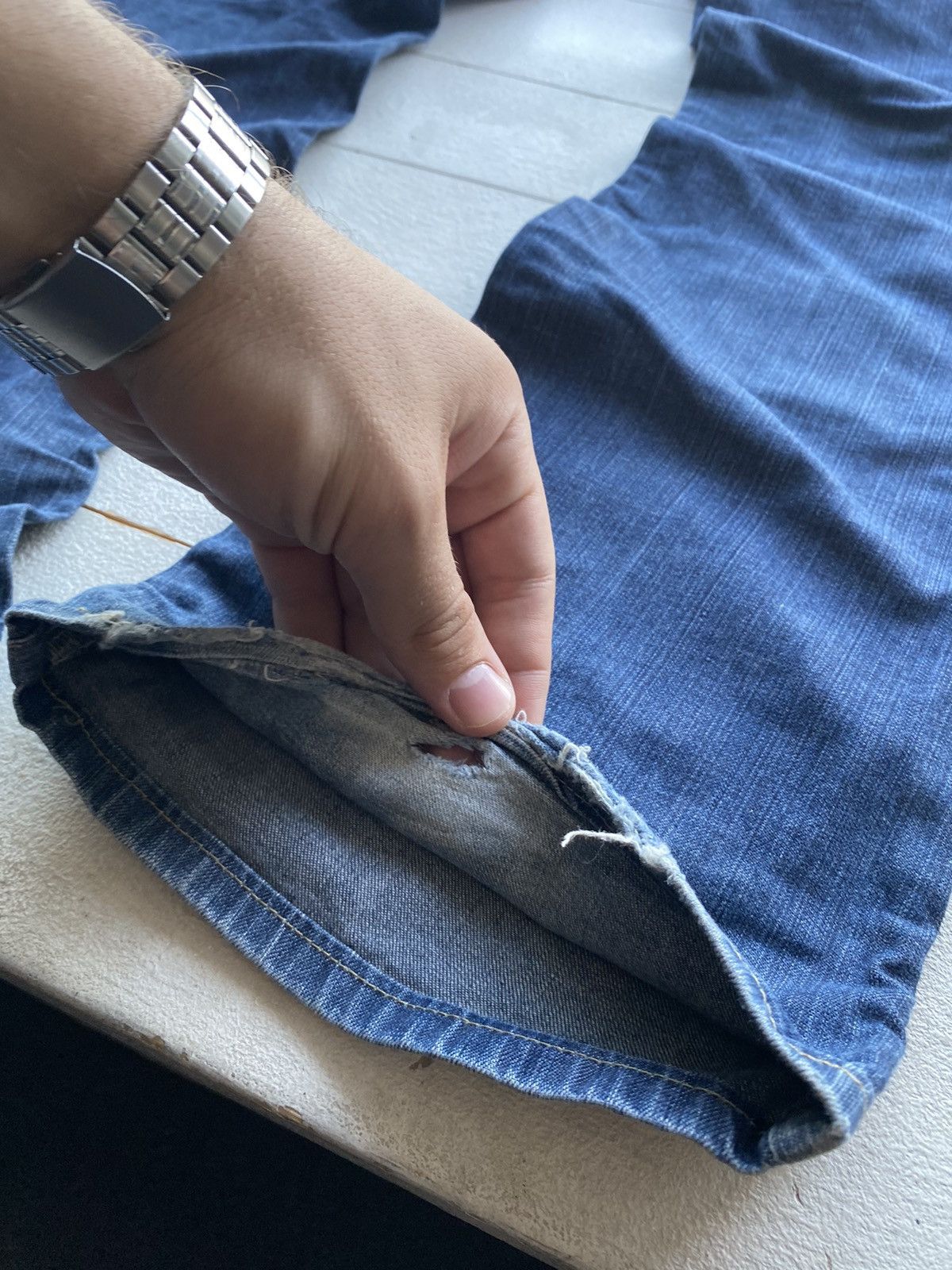 Levi's 🔥Flared Bell Bootcut Levis Cowboy Western Jeans Women rare Size 32" / US 10 / IT 46 - 14 Thumbnail
