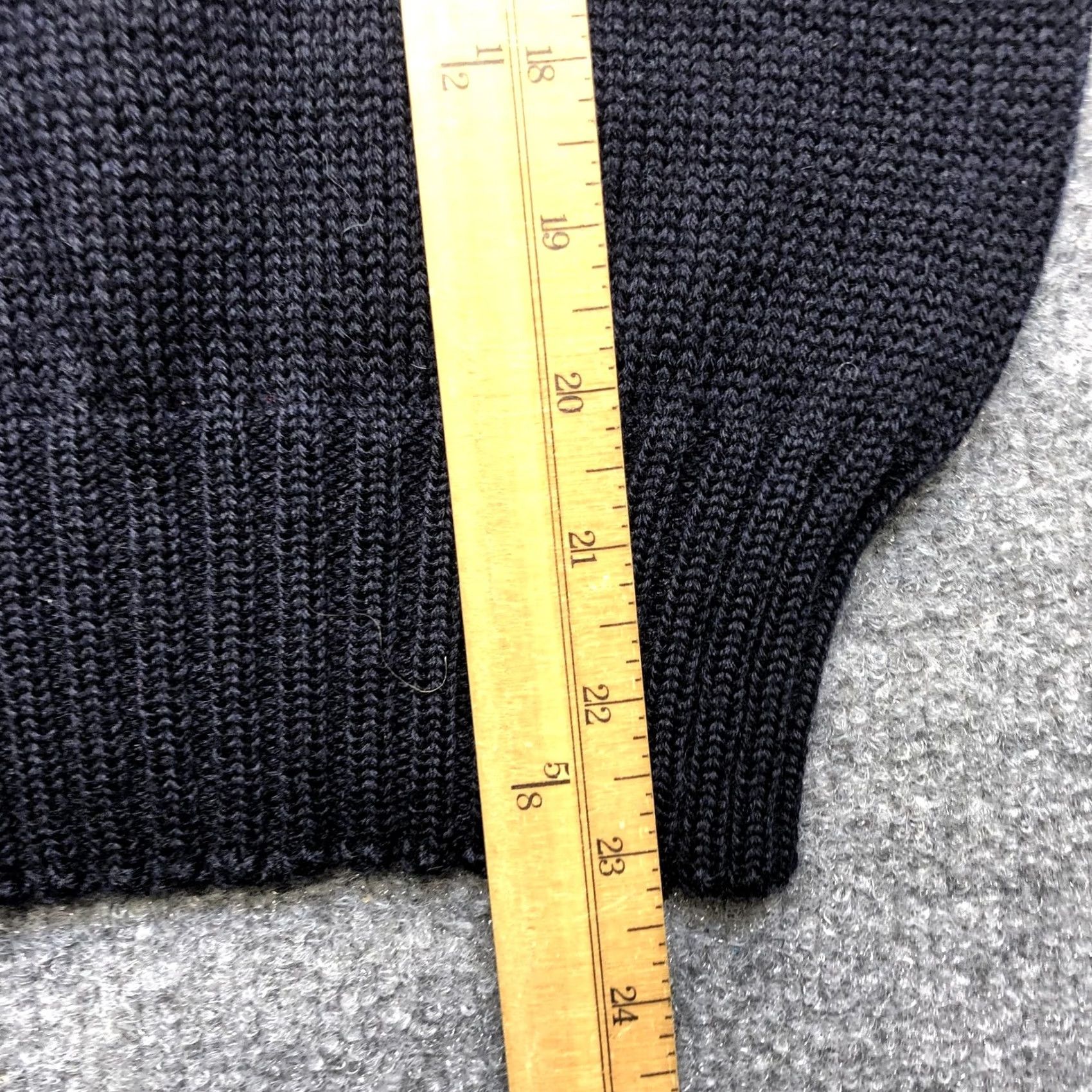 Vintage VINTAGE Blue Wool Sweater Mens Medium Mock Neck Heavyweight Knit Pullover Size US M / EU 48-50 / 2 - 2 Thumbnail