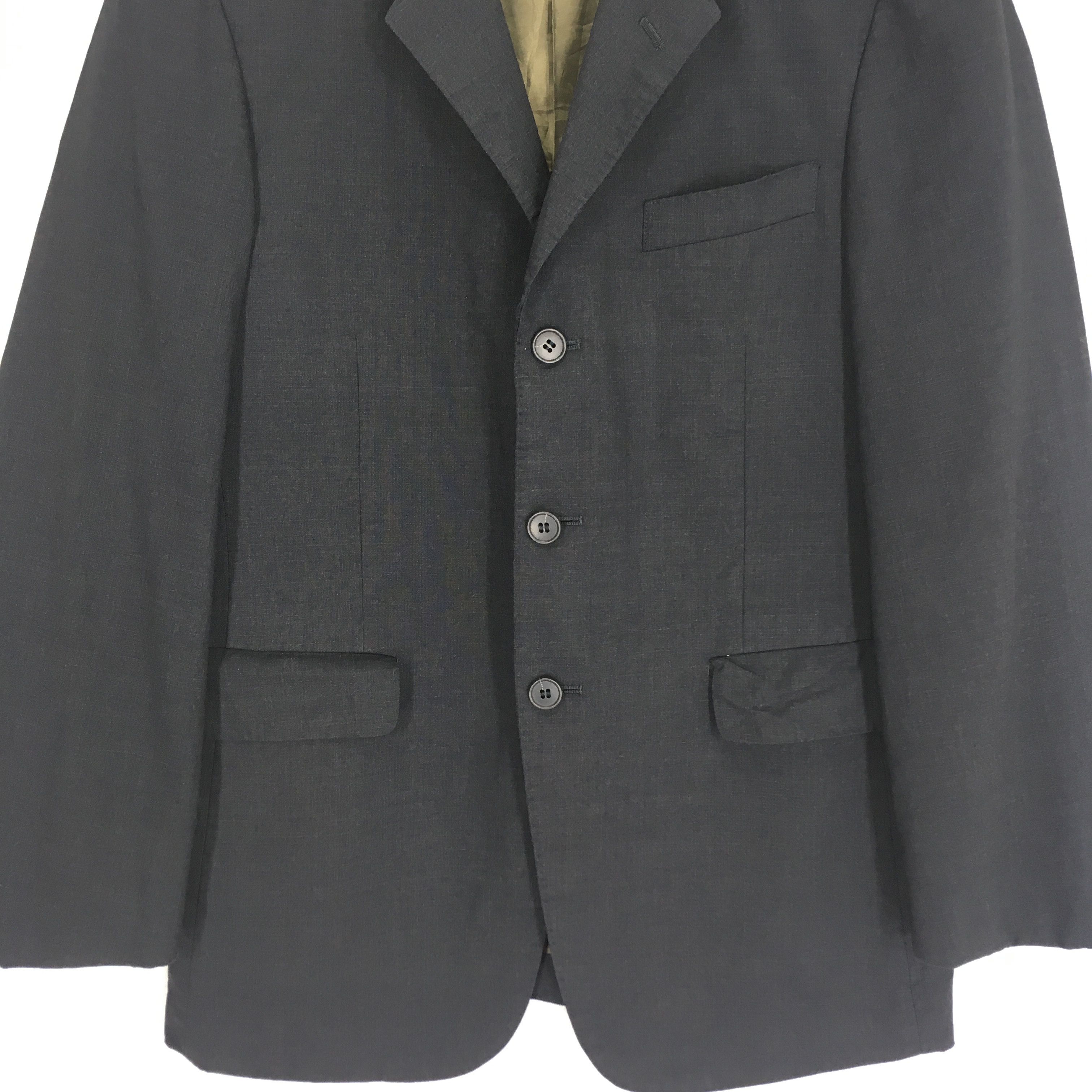 Yohji Yamamoto Vintage AAR Yohji Yamamoto Ys Black Coat Ys For Men Japan Size US S / EU 44-46 / 1 - 4 Thumbnail