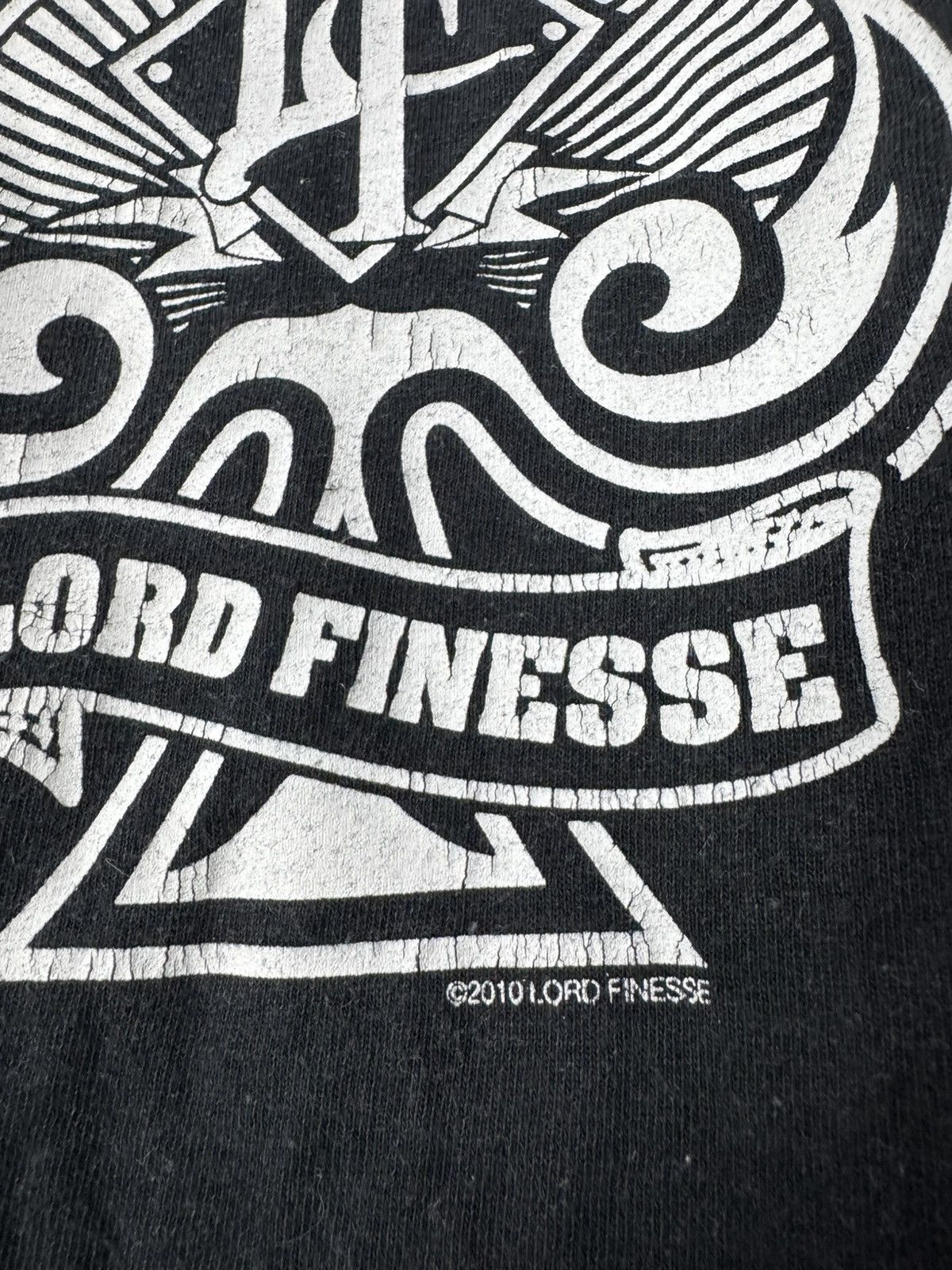 Vintage 2000S LORD FINESSE vintage rap tee tshirt Size US L / EU 52-54 / 3 - 4 Thumbnail